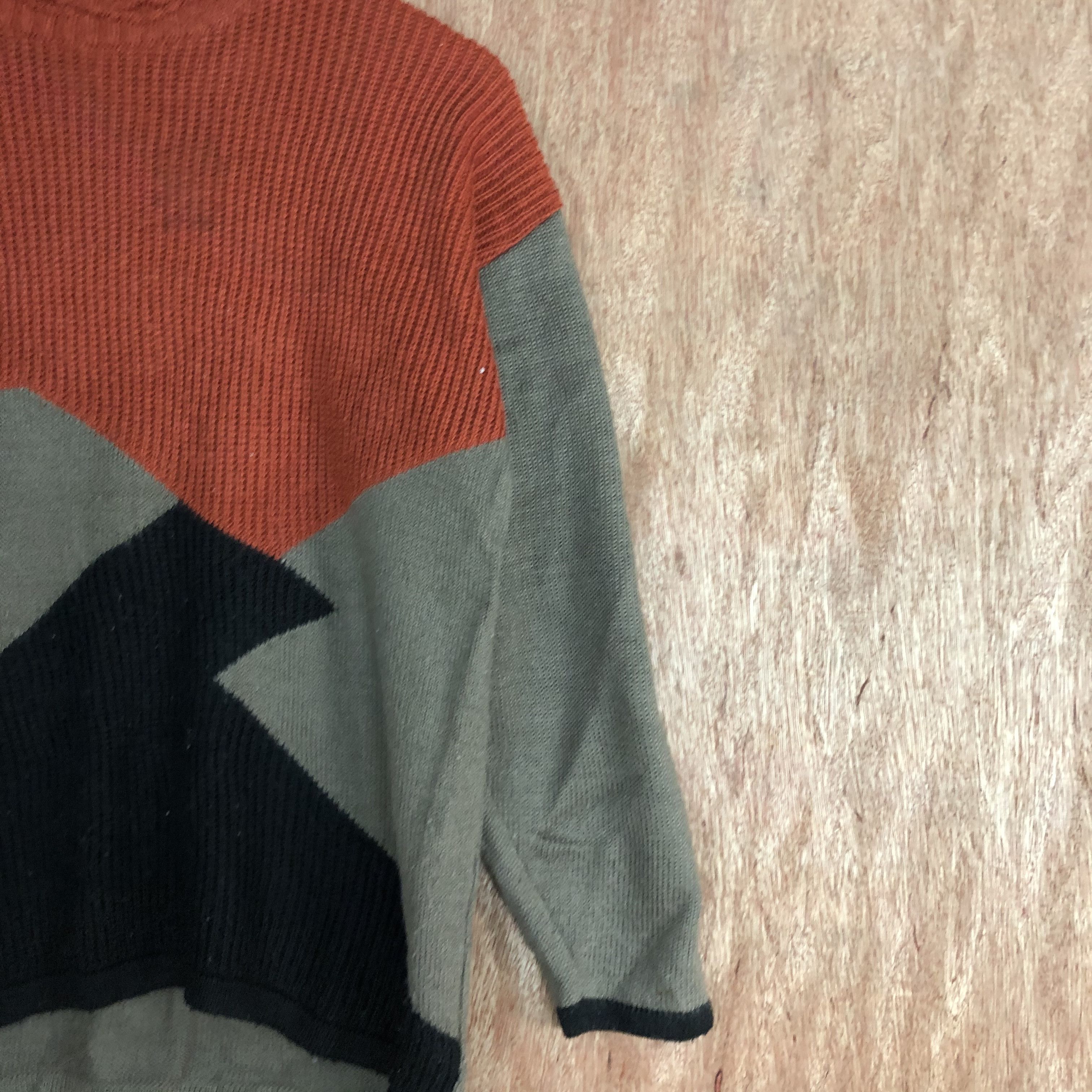 Japanese Brand DLL Japan art knitwear Multicolor #c442 Size US M / EU 48-50 / 2 - 5 Thumbnail