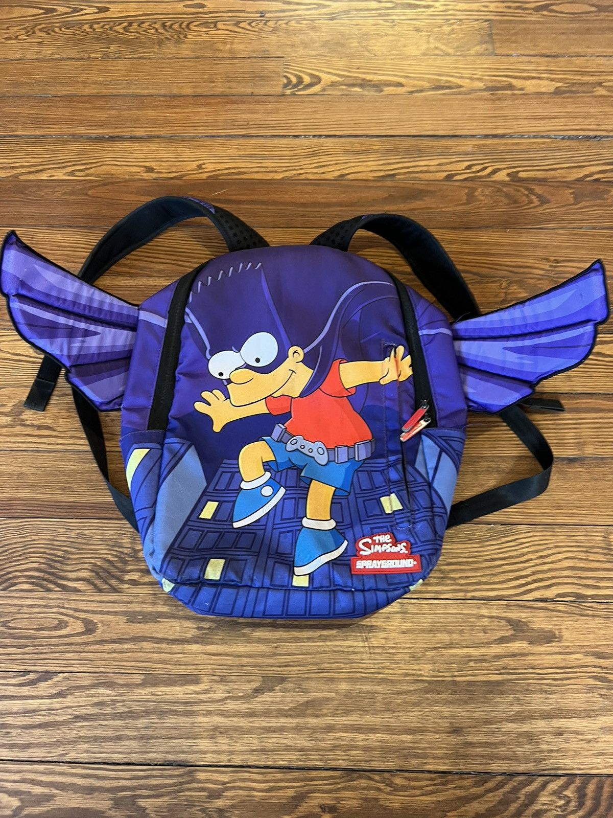 Sprayground Bartman Bart Simpson Sprayground Backpack Book Bag Wings