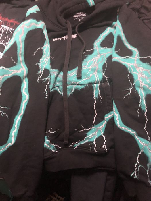 Band Tees MST LIGHTNING HOODIE RARE Grailed