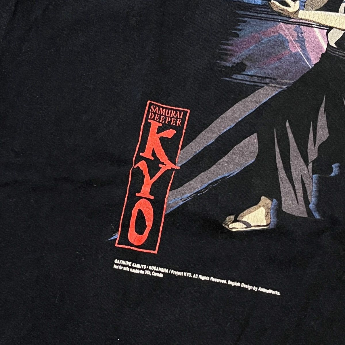 Vintage Vintage Samurai Deeper KYO Tee Size US XL / EU 56 / 4 - 4 Thumbnail