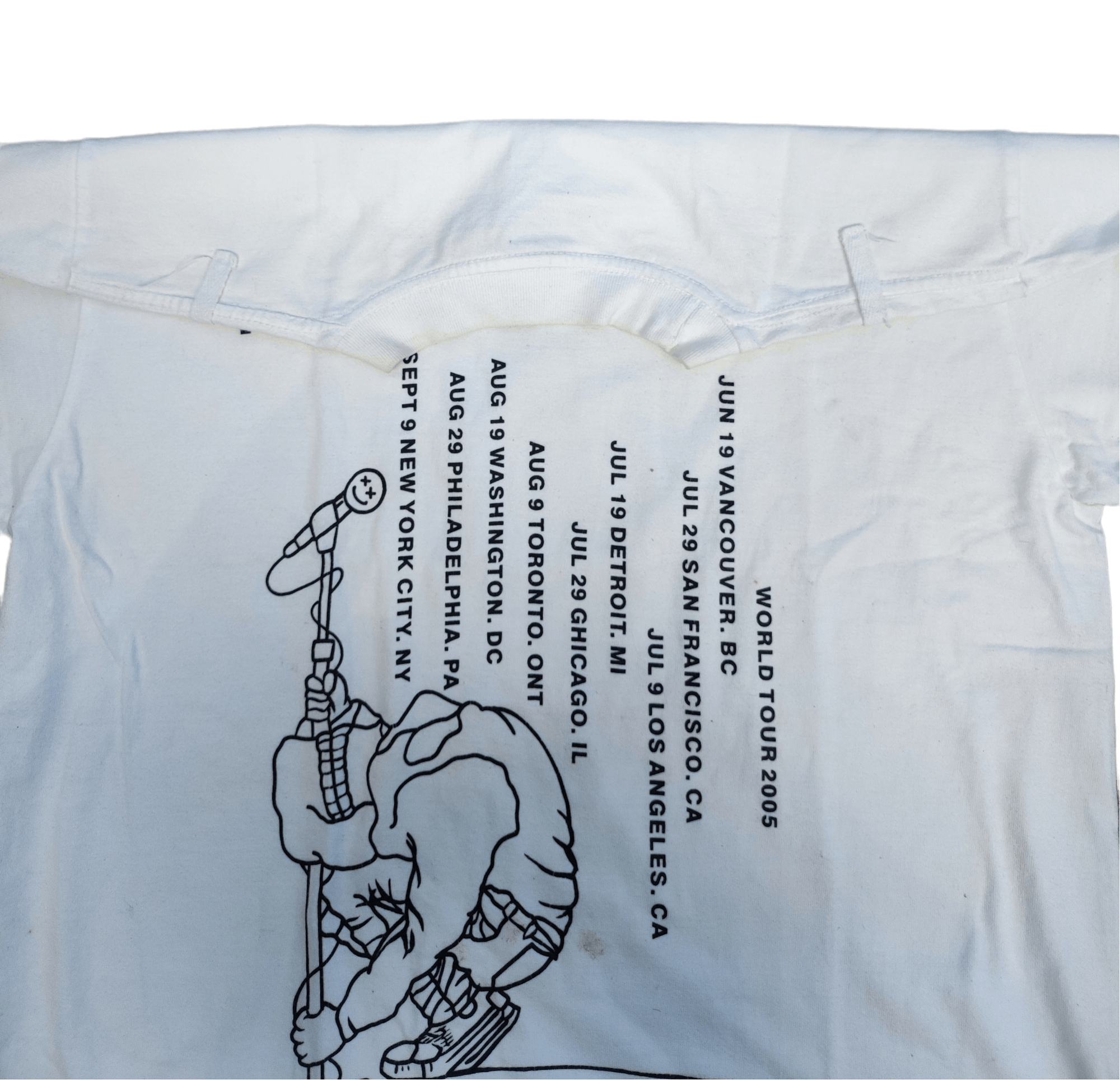 Japanese Brand AW05 Number Nine The high streets world tour Tee