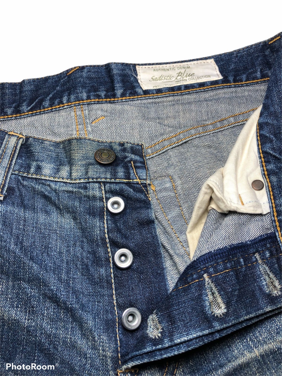 Japanese Brand × URBAN RESEARCH DOORS SADISTIC BLUE WASHED DENIM BY Urban Research Size US 32 / EU 48 - 7 Thumbnail