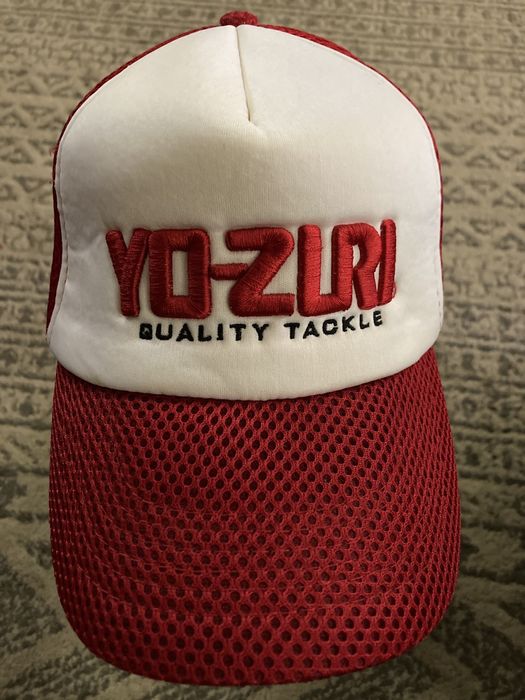Vintage YO-ZURICH Quality Tackle Strapback Hat Cap Fishing Fish