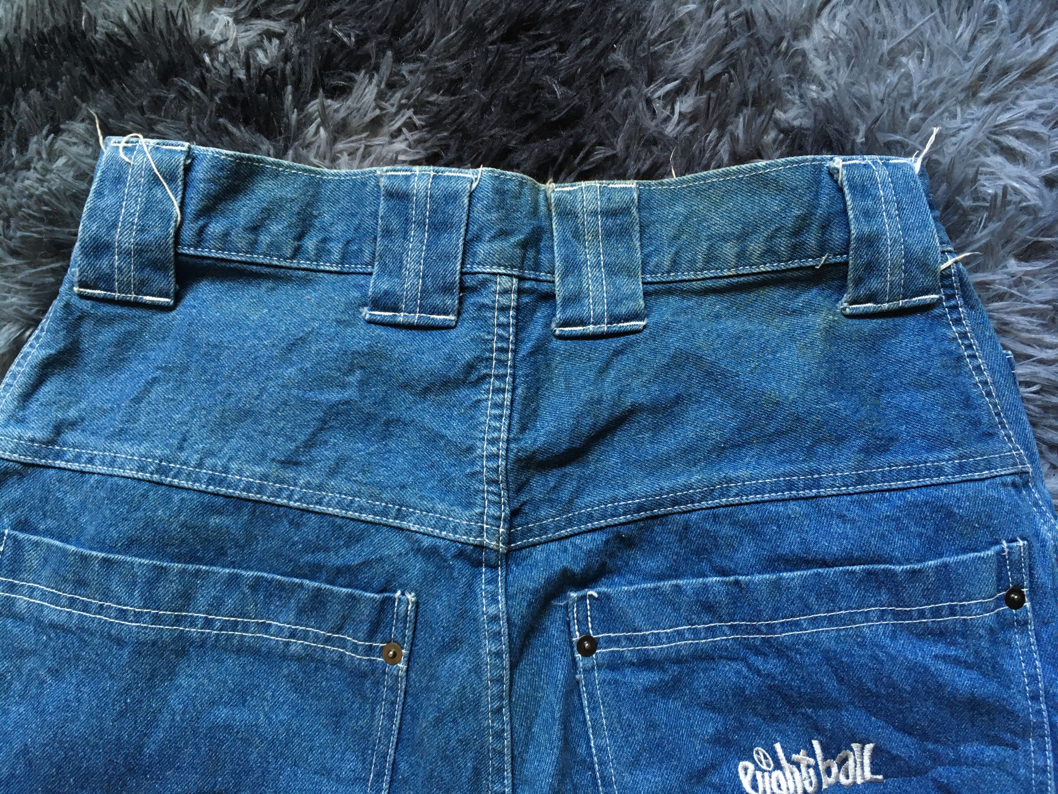 Vintage Vintage 90s eight ball skateboard baggy jeans Size US 30 / EU 46 - 9 Thumbnail