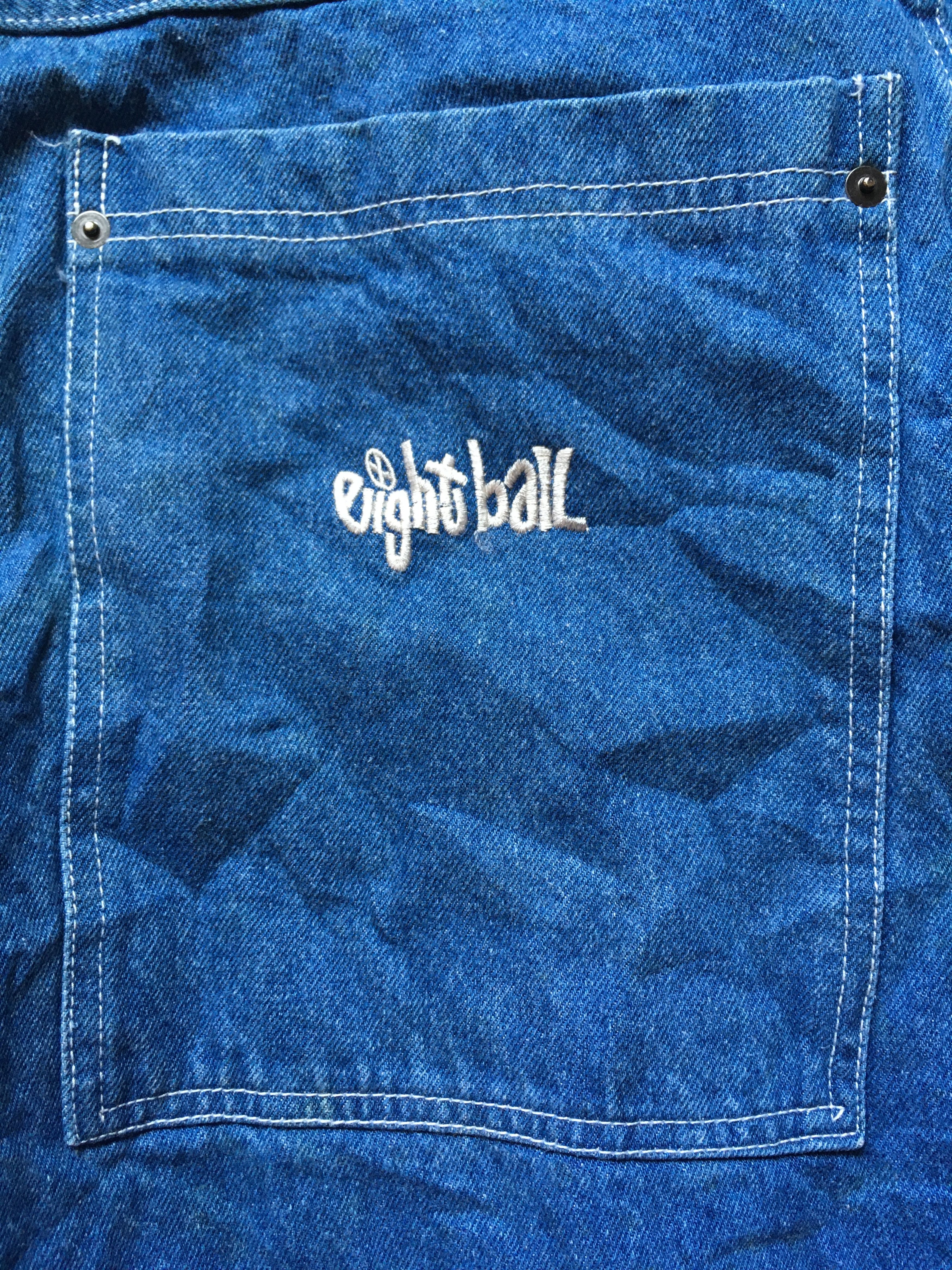 Vintage Vintage 90s eight ball skateboard baggy jeans Size US 30 / EU 46 - 8 Thumbnail