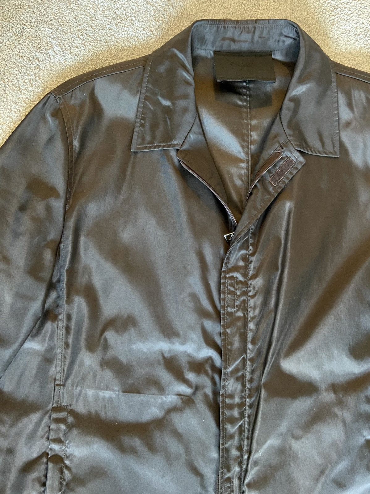 Prada Prada Nylon Coat in Brown size L Size US L / EU 52-54 / 3 - 10 Thumbnail