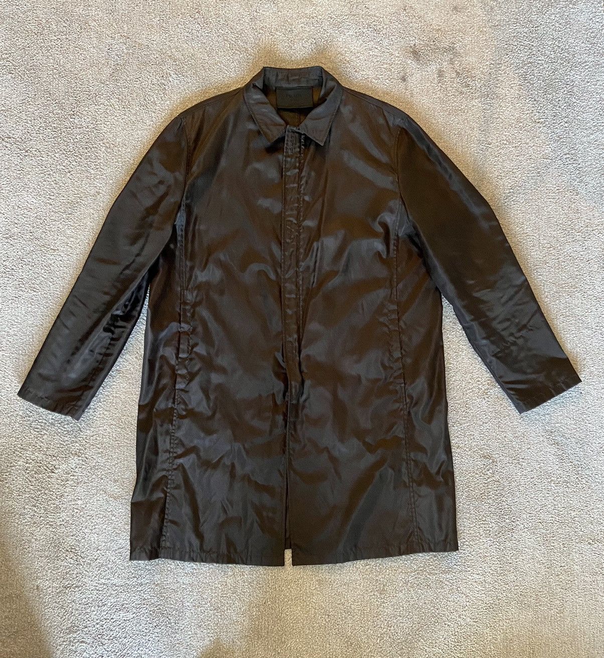 Prada Prada Nylon Coat in Brown size L Size US L / EU 52-54 / 3 - 6 Thumbnail