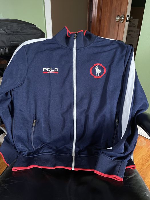 Polo sport fleece online track jacket