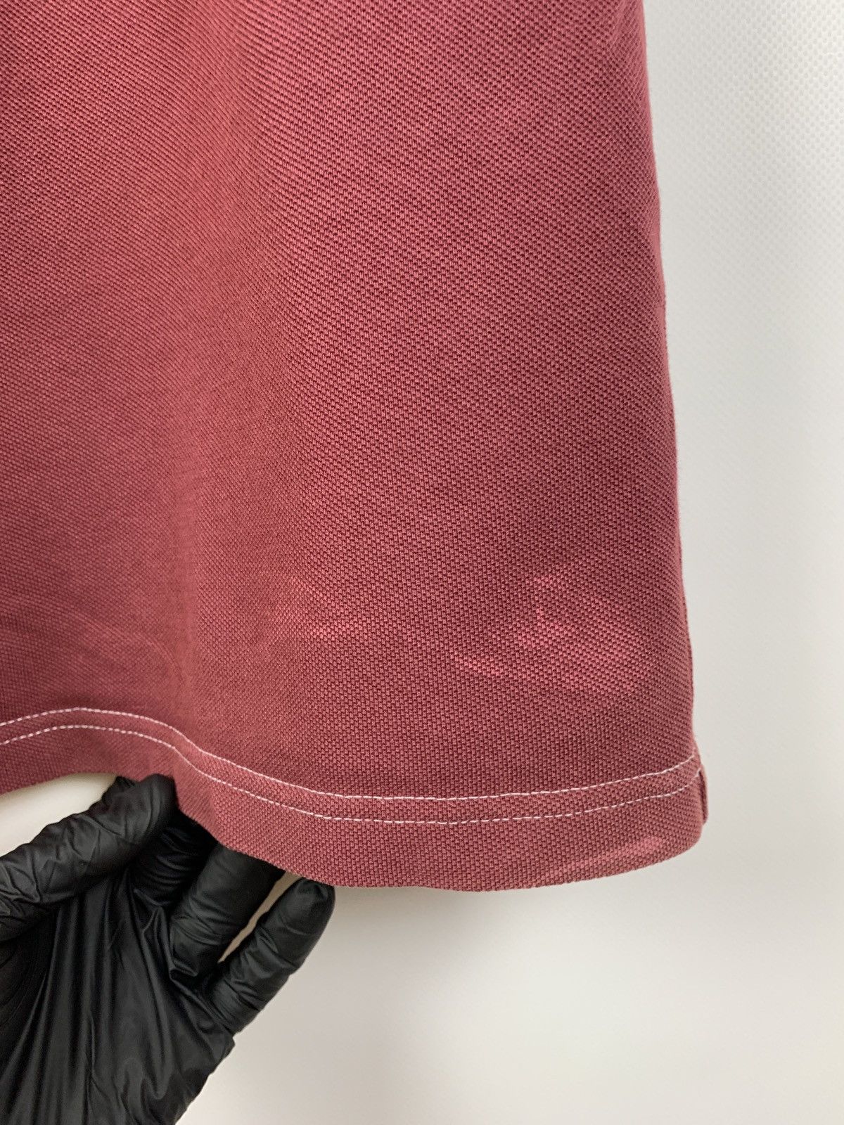 Fred Perry Vintage Fred Perry x Stussy Burgundy Polo T-Shirt Size US S / EU 44-46 / 1 - 14 Thumbnail