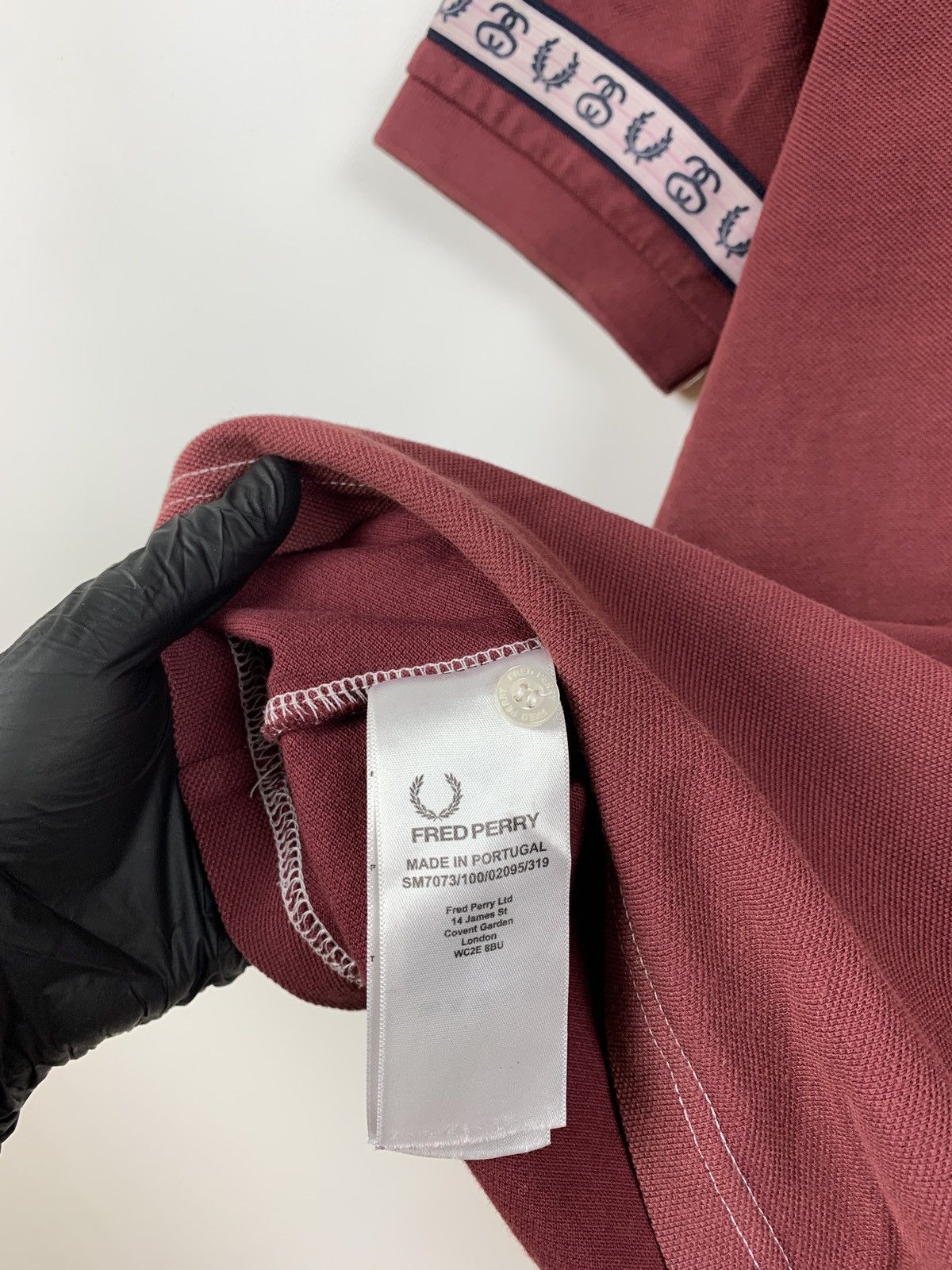 Fred Perry Vintage Fred Perry x Stussy Burgundy Polo T-Shirt Size US S / EU 44-46 / 1 - 16 Thumbnail