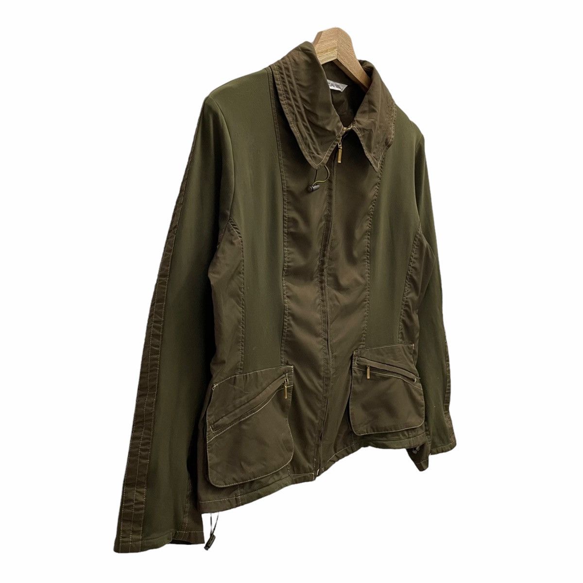 Designer × Kansai Yamamoto 💥KANSAI BIS LIGHT JACKET FULLZIP FASHION DESIGN Size M / US 6-8 / IT 42-44 - 3 Thumbnail