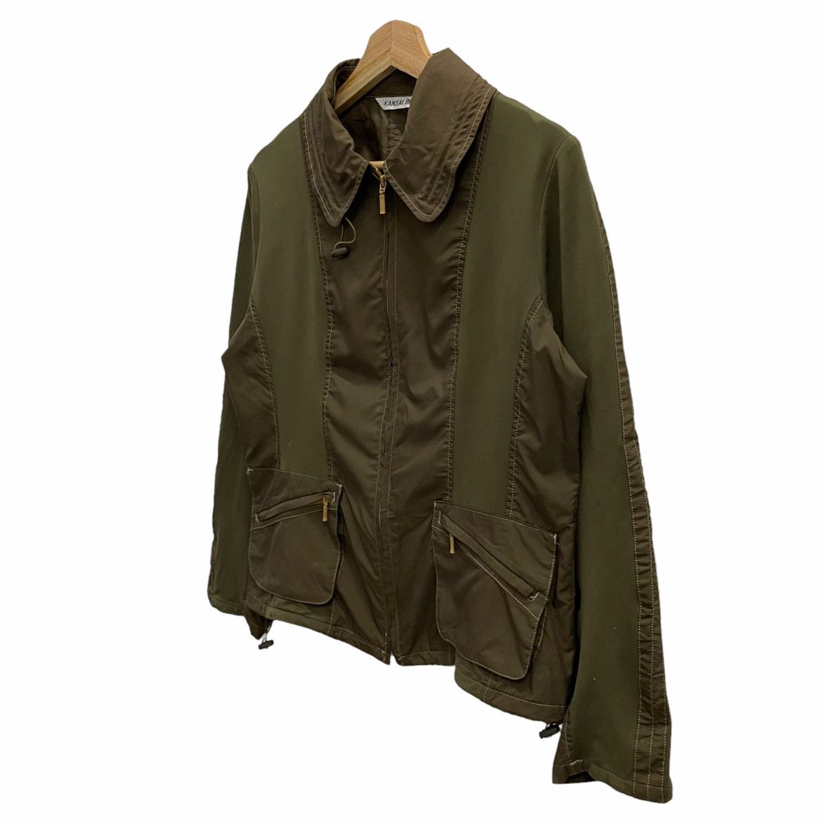 Designer × Kansai Yamamoto 💥KANSAI BIS LIGHT JACKET FULLZIP FASHION DESIGN Size M / US 6-8 / IT 42-44 - 4 Thumbnail
