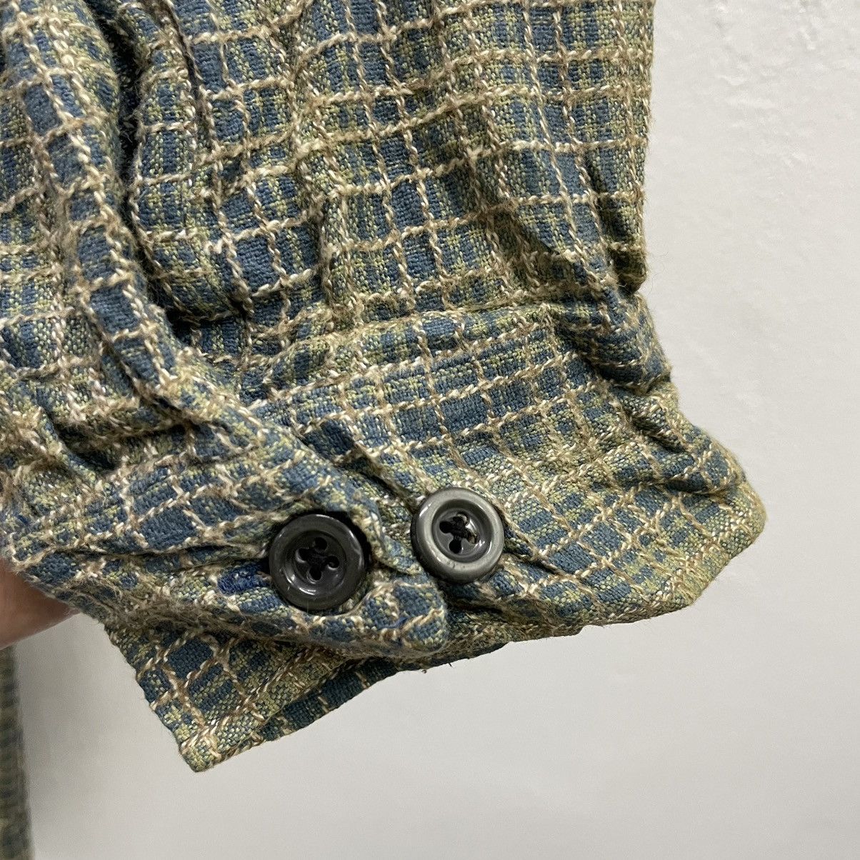 Vintage 💥90s CHAPMAN FULLZIP TARTAN LIGHT JACKET Size US XL / EU 56 / 4 - 8 Thumbnail