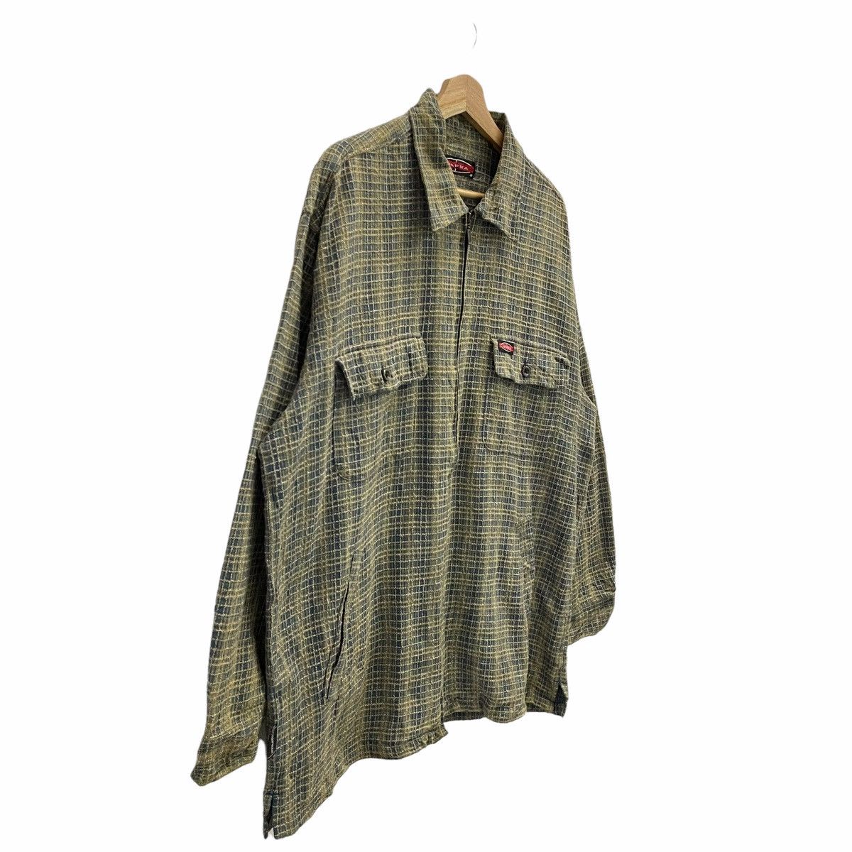 Vintage 💥90s CHAPMAN FULLZIP TARTAN LIGHT JACKET Size US XL / EU 56 / 4 - 3 Thumbnail