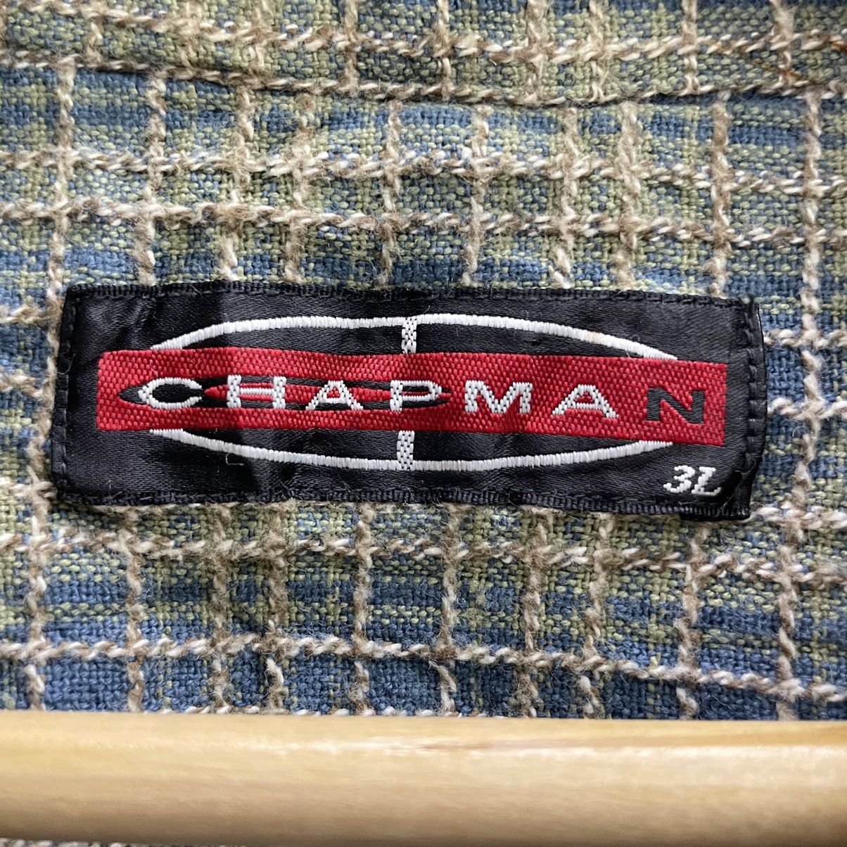 Vintage 💥90s CHAPMAN FULLZIP TARTAN LIGHT JACKET Size US XL / EU 56 / 4 - 6 Thumbnail