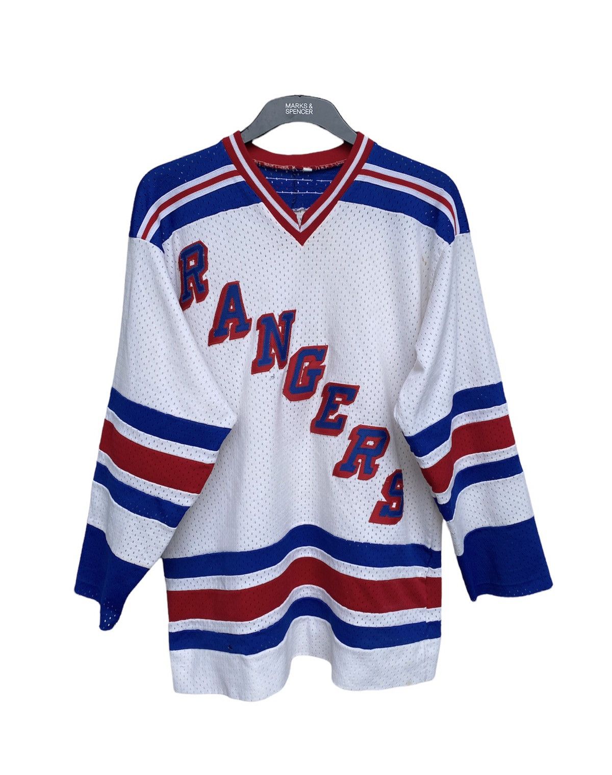 NHL × Vintage Vintage New York Rangers NHL Hockey Jersey Large Size US M / EU 48-50 / 2 - 1 Thumbnail