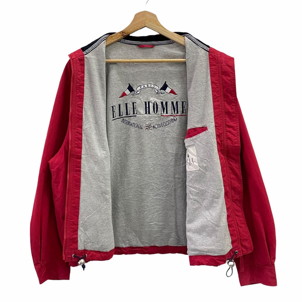 Japanese Brand × Vintage 💥 ELLE SPORT REVERSIBLE ZIPPER JACKET Size US M / EU 48-50 / 2 - 2 Thumbnail