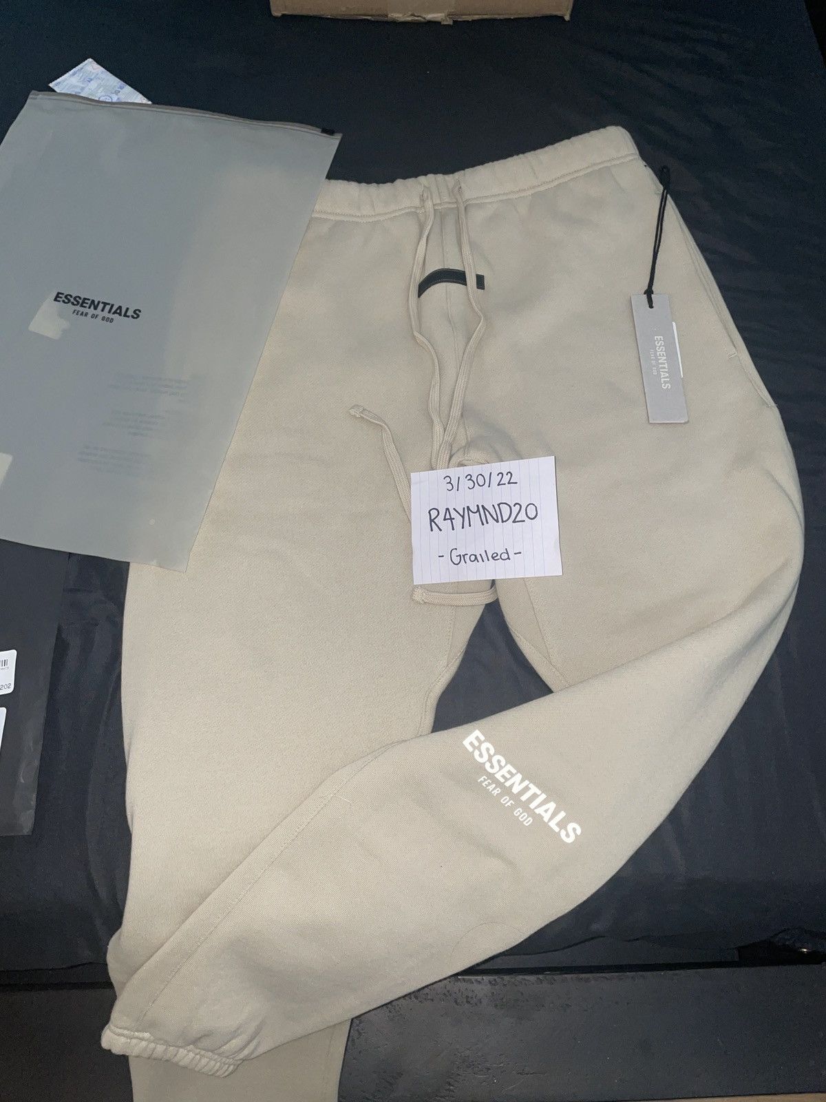 Fog essentials linen ssense exclusive sweatpants m