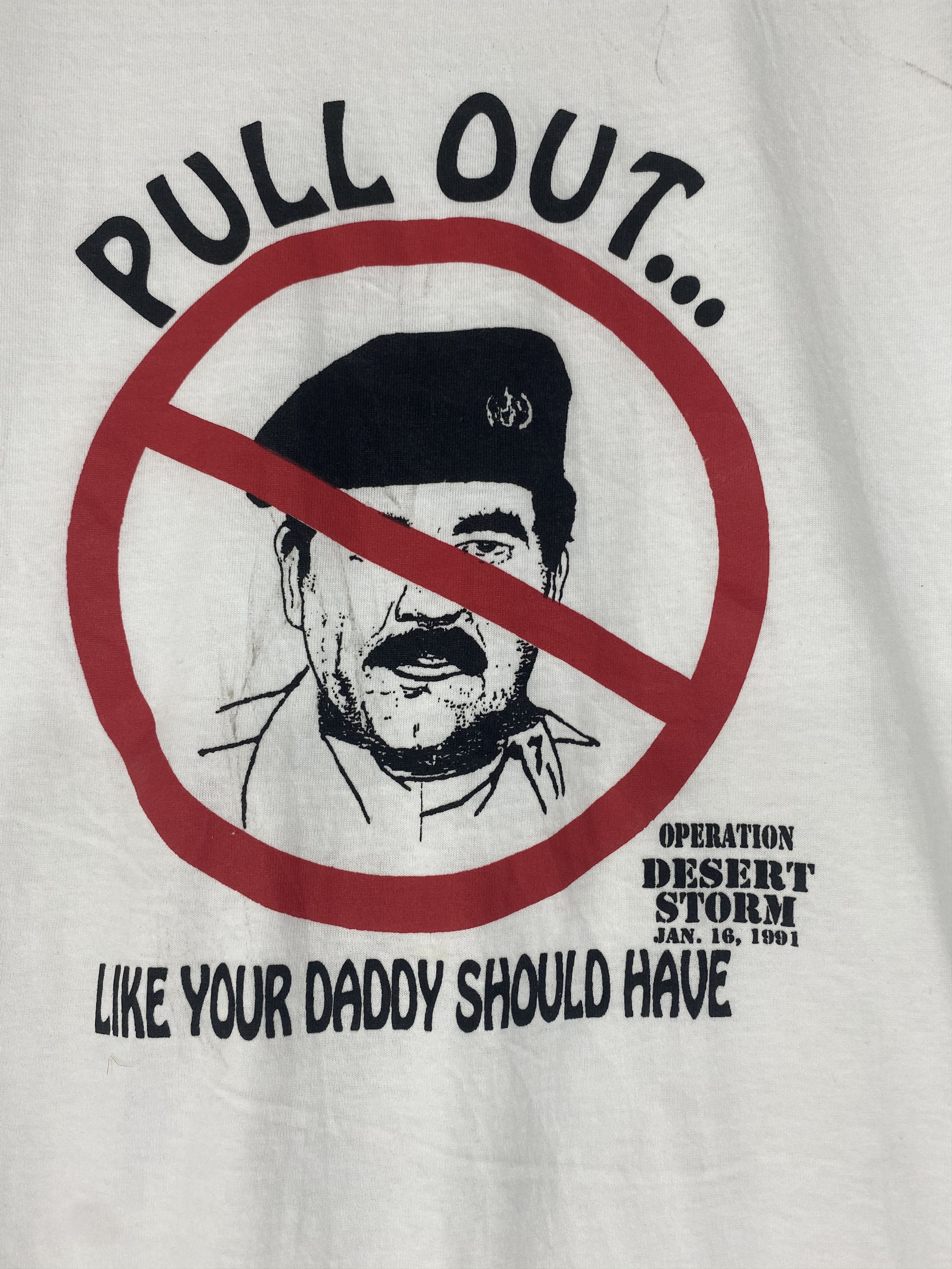 Vintage Vintage 1991 desert storm Saddam Hussein Size US L / EU 52-54 / 3 - 4 Thumbnail
