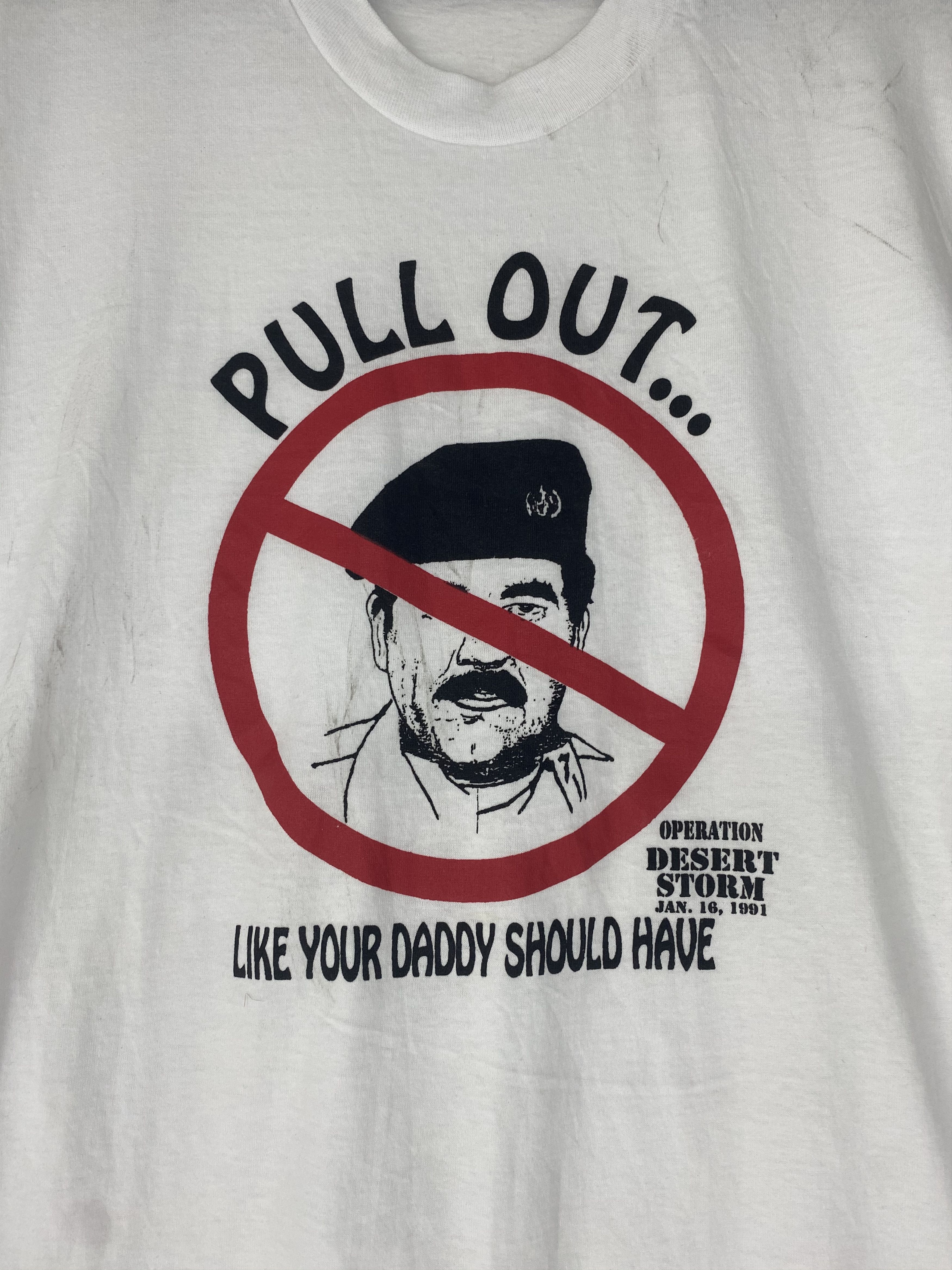 Vintage Vintage 1991 desert storm Saddam Hussein Size US L / EU 52-54 / 3 - 3 Thumbnail