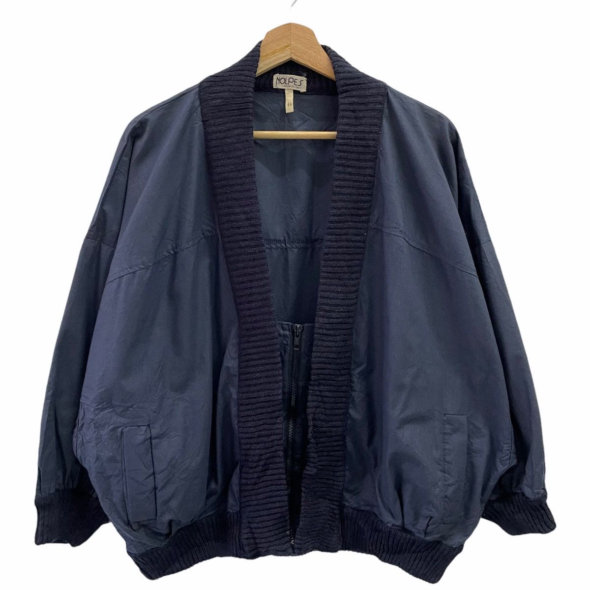 Japanese Brand × Vintage 💥 NOLPES ITALY DESIGNER HALFZIP BOMBER Size US M / EU 48-50 / 2 - 1 Thumbnail