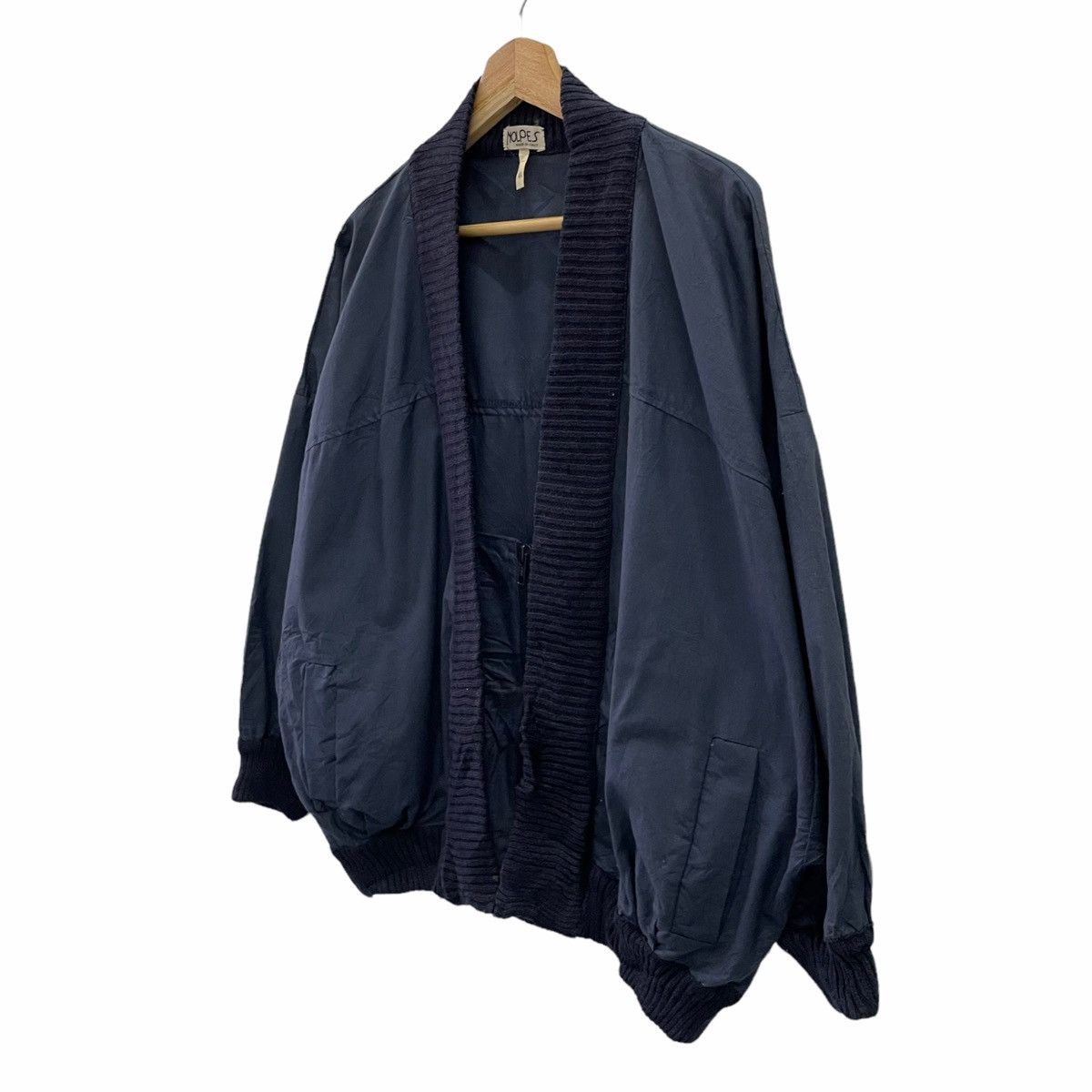 Japanese Brand × Vintage 💥 NOLPES ITALY DESIGNER HALFZIP BOMBER Size US M / EU 48-50 / 2 - 3 Thumbnail