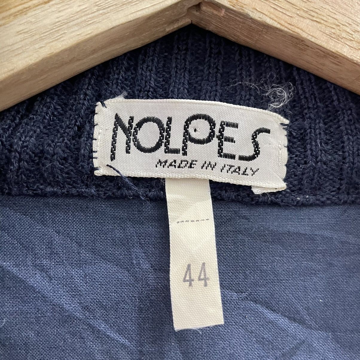 Japanese Brand × Vintage 💥 NOLPES ITALY DESIGNER HALFZIP BOMBER Size US M / EU 48-50 / 2 - 7 Thumbnail