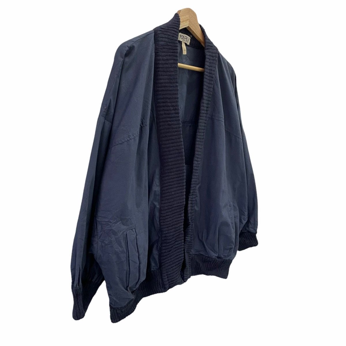 Japanese Brand × Vintage 💥 NOLPES ITALY DESIGNER HALFZIP BOMBER Size US M / EU 48-50 / 2 - 4 Thumbnail