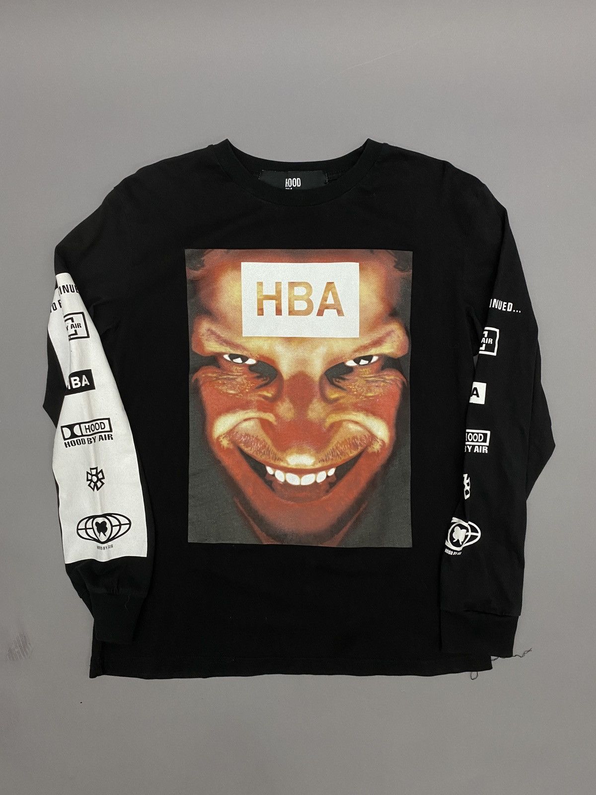 トップス HOOD BY AIR L/S tee (archive) Hood By Air aphex twin hood by air archive long sleeve t shirt