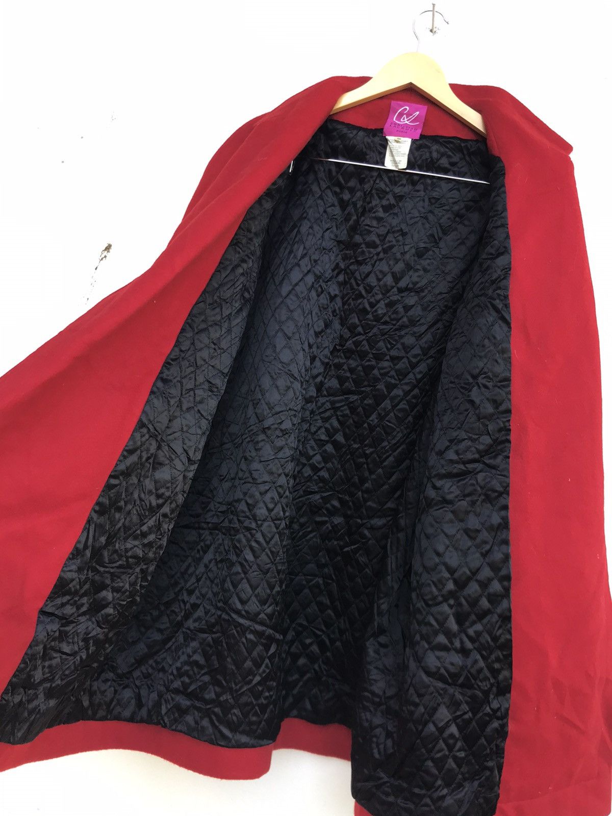Christian Lacroix Christian Lacroix Buttonless Oversized Wool Heavy Coat Women Size ONE SIZE - 8 Thumbnail
