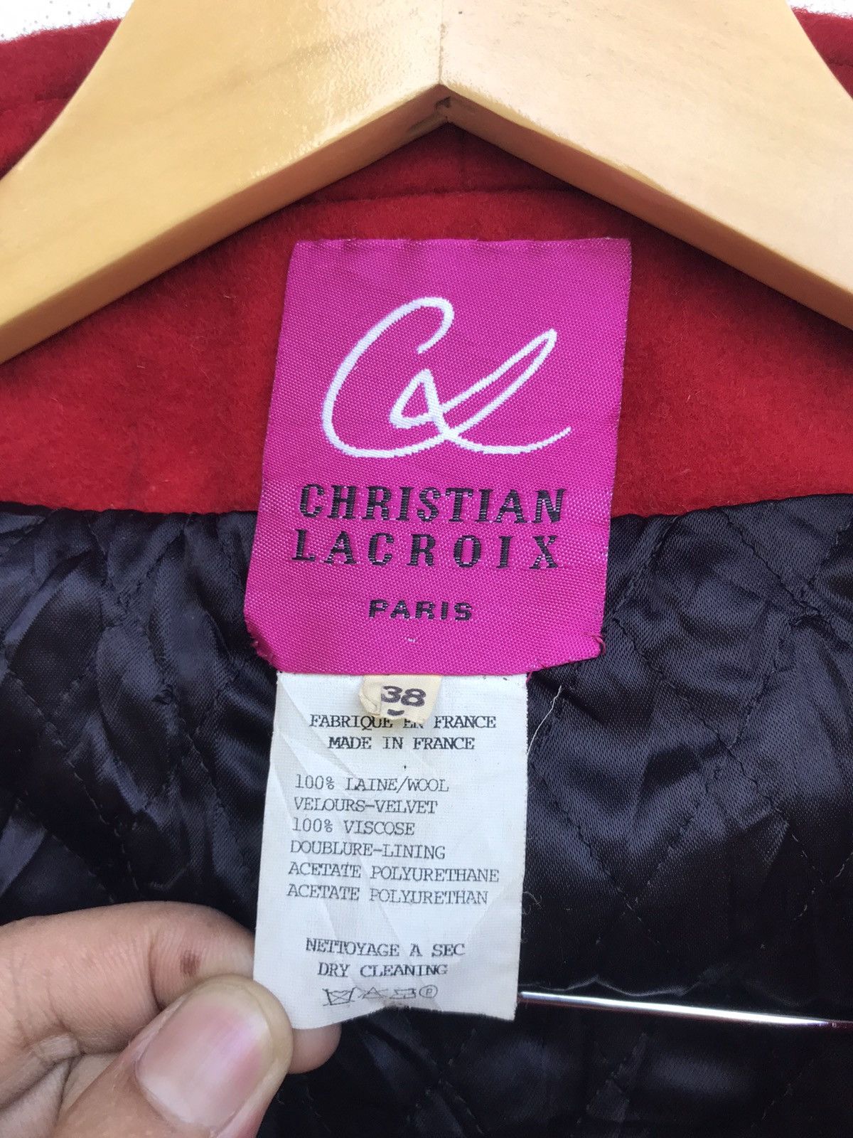 Christian Lacroix Christian Lacroix Buttonless Oversized Wool Heavy Coat Women Size ONE SIZE - 7 Thumbnail
