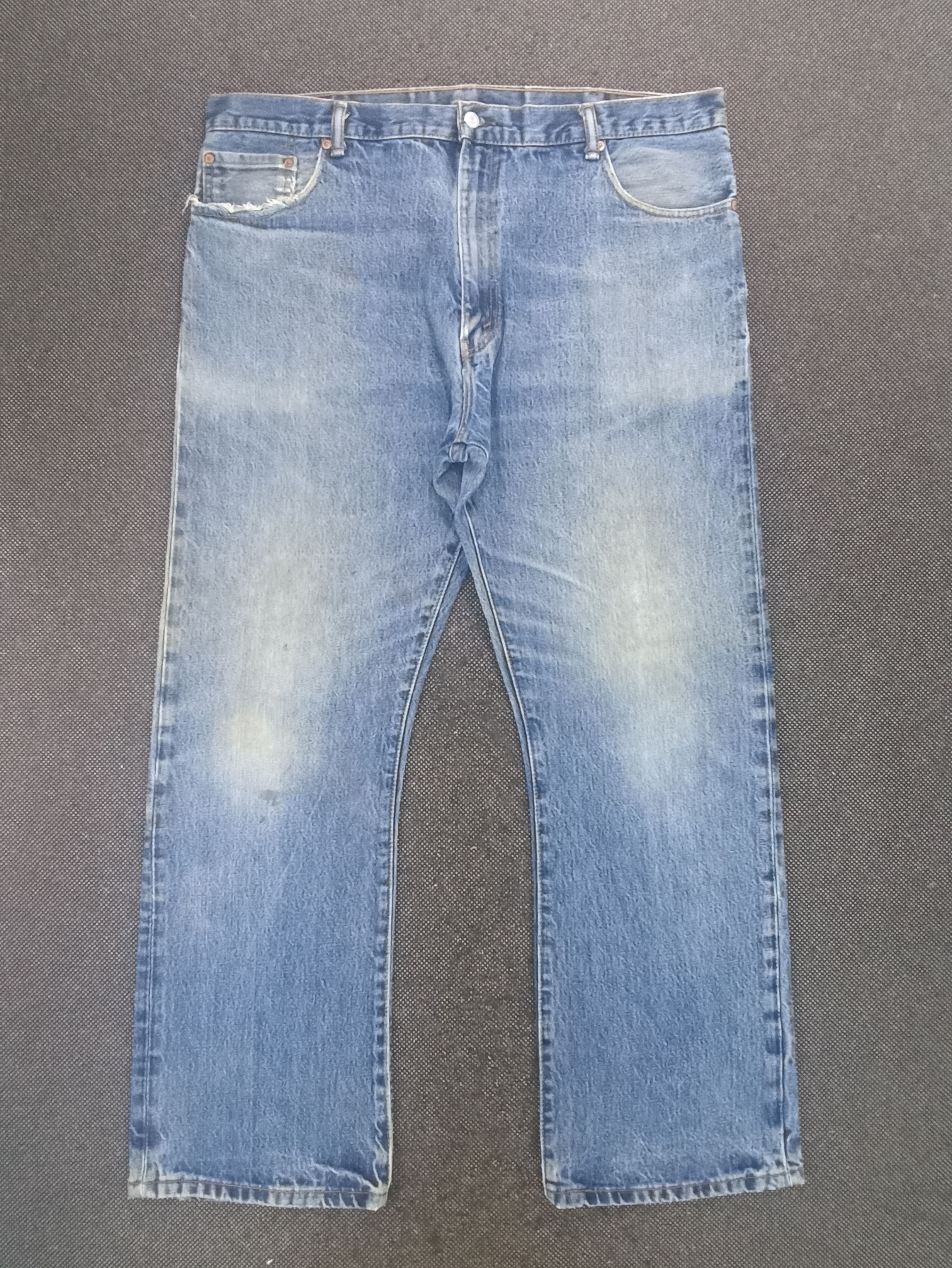 image of Vintage Levis 517 Rusty Blue Wash Jeans -J292, Men's (Size 42)