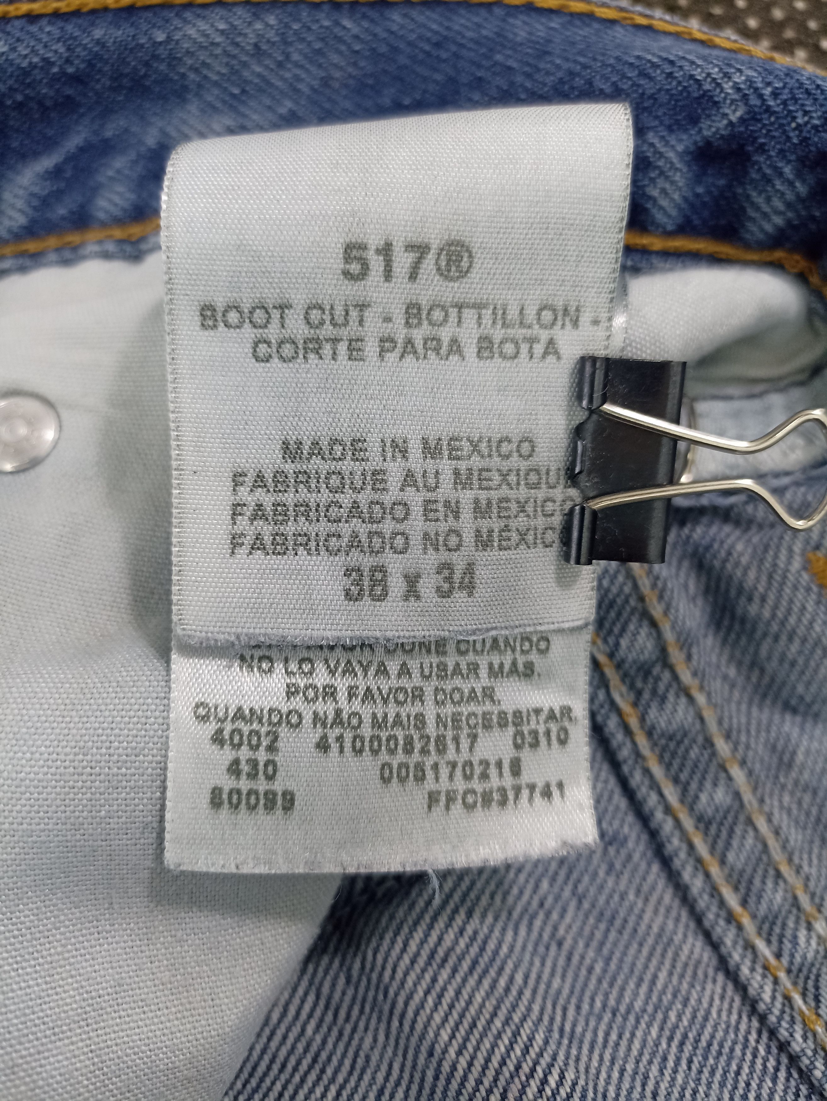 Jean × Levi's × Vintage VINTAGE LEVIS 517 BLUE WASH JEANS -J293 Size US 39 - 7 Thumbnail