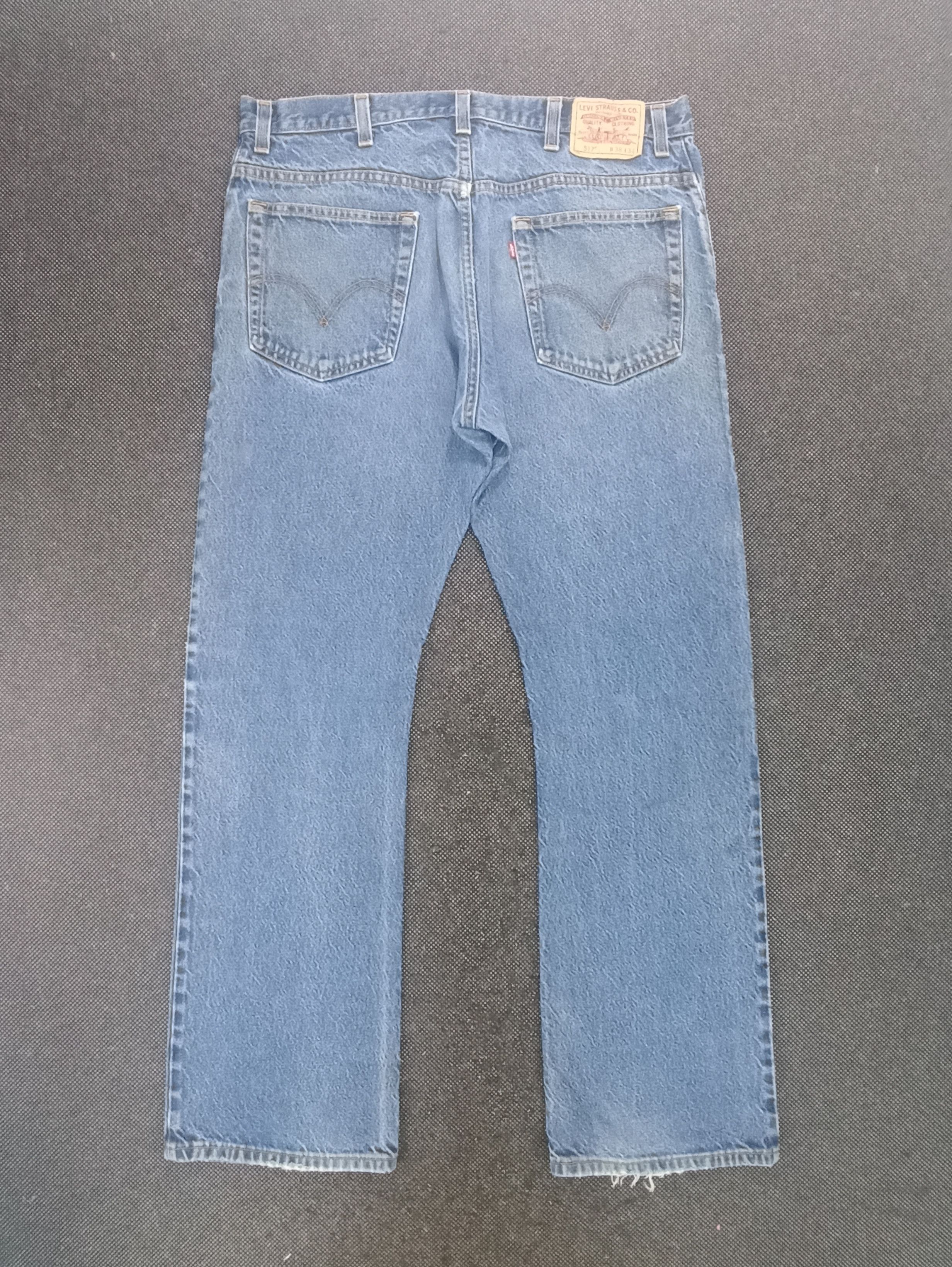 Jean × Levi's × Vintage VINTAGE LEVIS 517 BLUE WASH JEANS -J293 Size US 39 - 2 Thumbnail