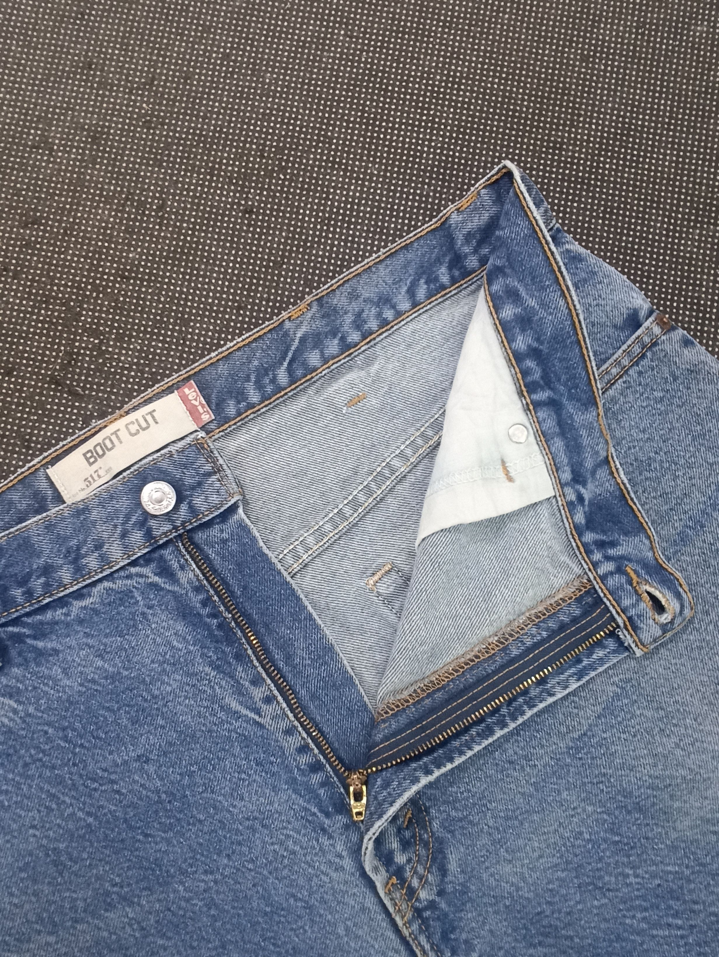 Jean × Levi's × Vintage VINTAGE LEVIS 517 BLUE WASH JEANS -J293 Size US 39 - 3 Thumbnail