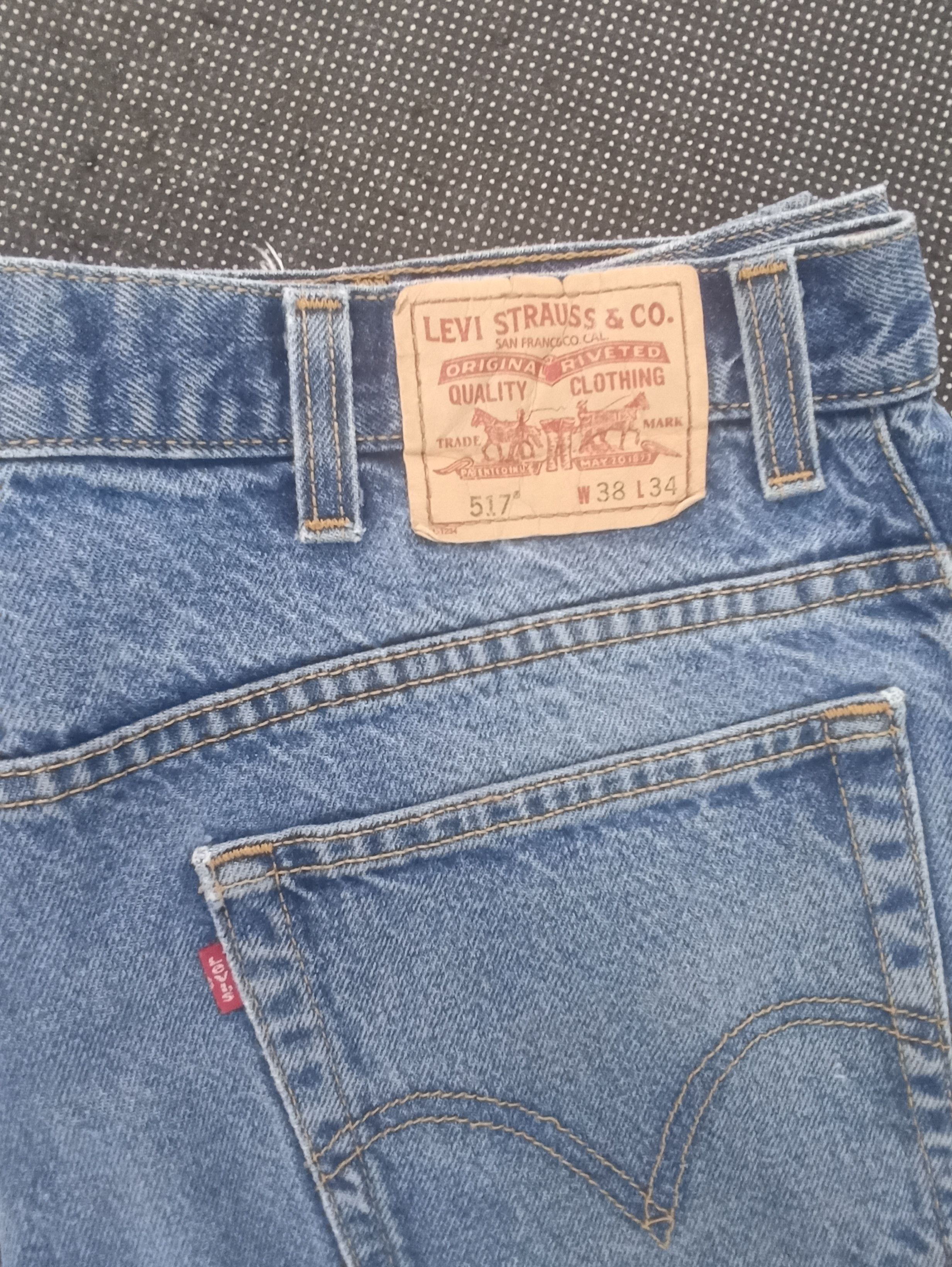 Jean × Levi's × Vintage VINTAGE LEVIS 517 BLUE WASH JEANS -J293 Size US 39 - 8 Thumbnail