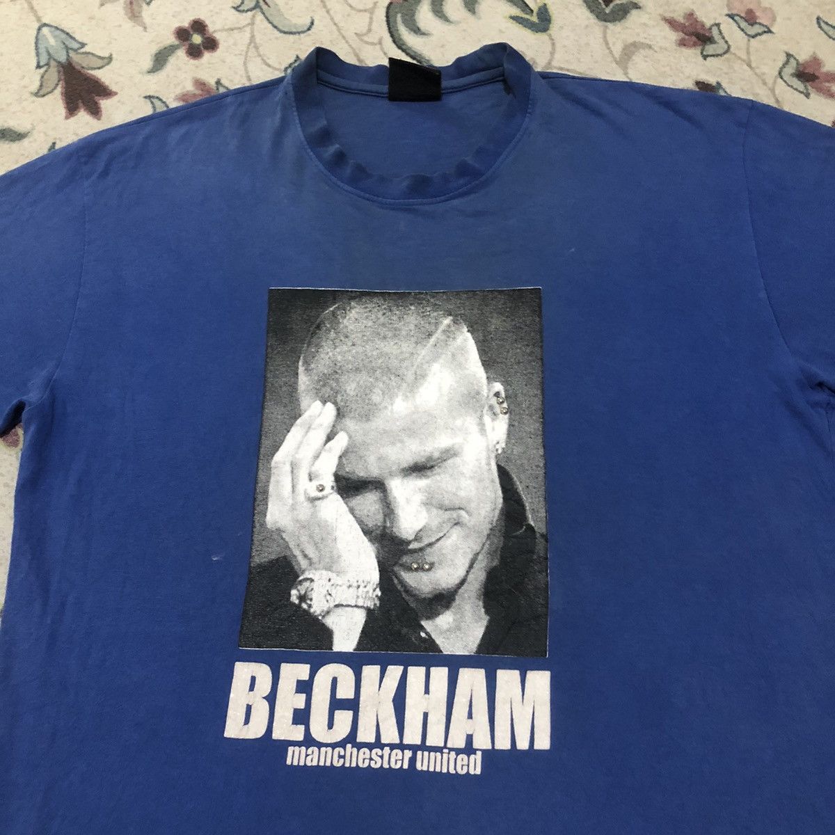David Beckham × Lauren Ralph Lauren × Ralph Lauren Vintage Ralph Lauren Jeans David Beckham Photo Tee Size US L / EU 52-54 / 3 - 2 Thumbnail