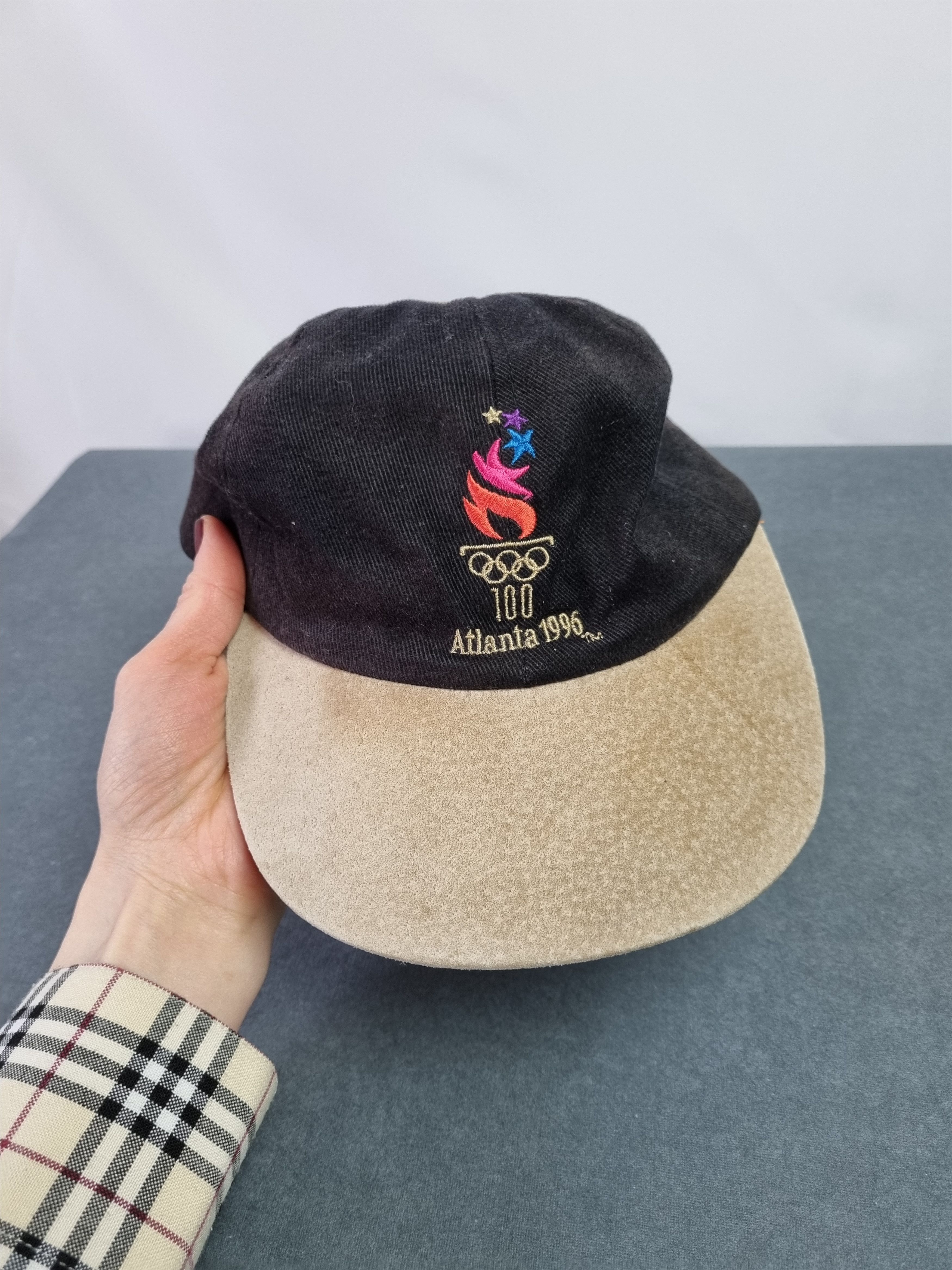 USA Olympics × Vintage 1996 Atlanta Olympic Games Wool Cap Black Size ONE SIZE - 3 Thumbnail
