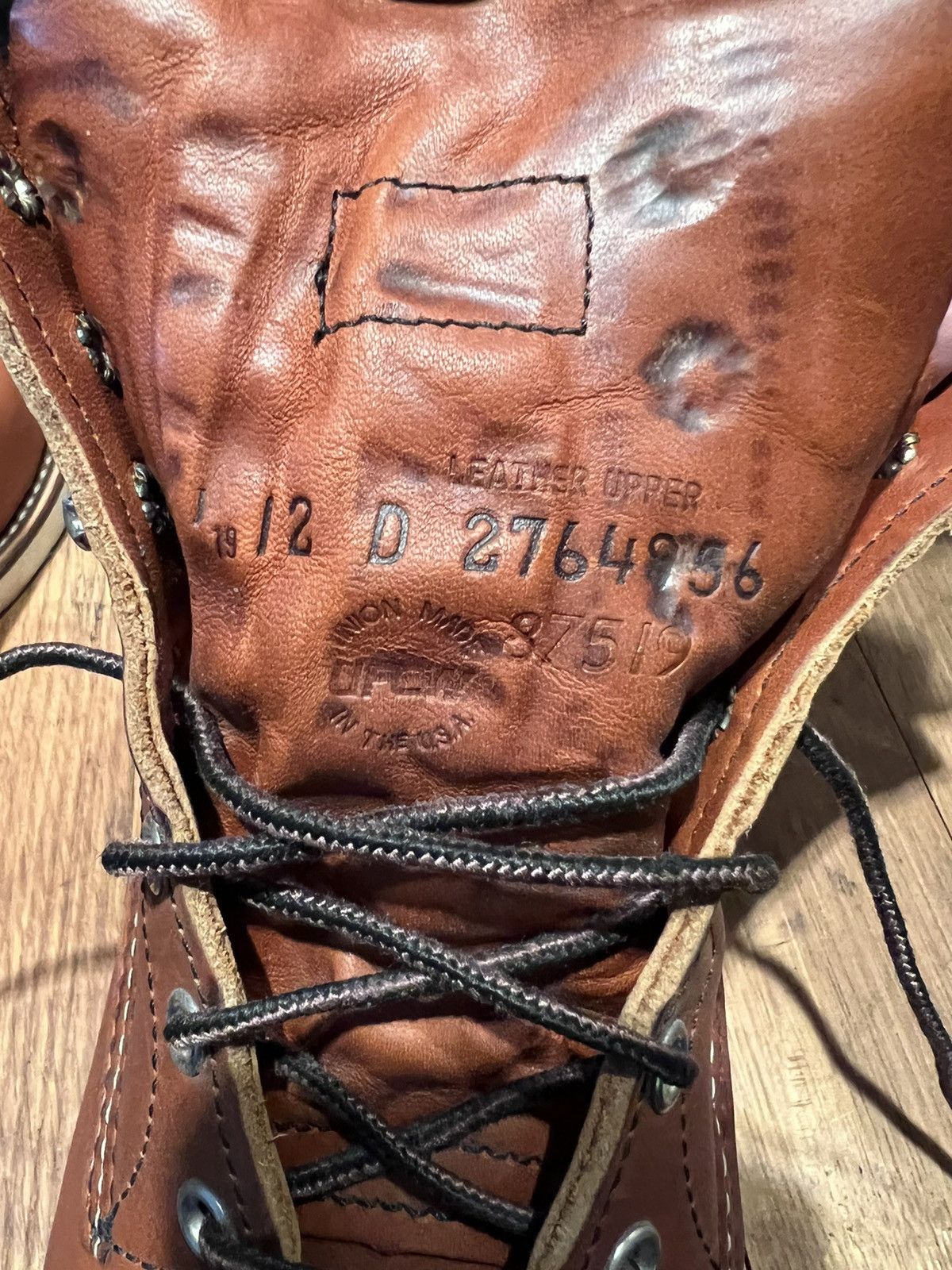 Red Wing 87519 Limited Edition Classic Moc Toe Size US 12 / EU 45 - 7 Thumbnail