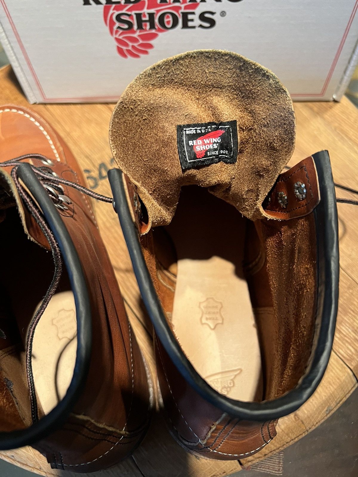 Red Wing 87519 Limited Edition Classic Moc Toe Size US 12 / EU 45 - 6 Thumbnail