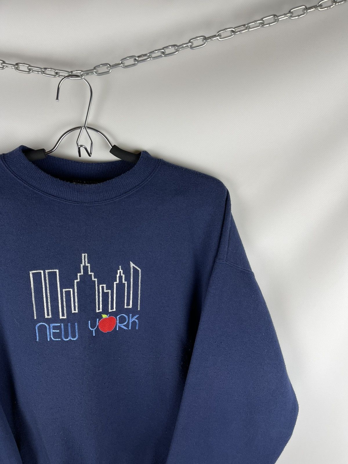Hanes × Vintage Hanes vintage 80s 90s New York logo made in USA sweatshirt Size US L / EU 52-54 / 3 - 4 Thumbnail