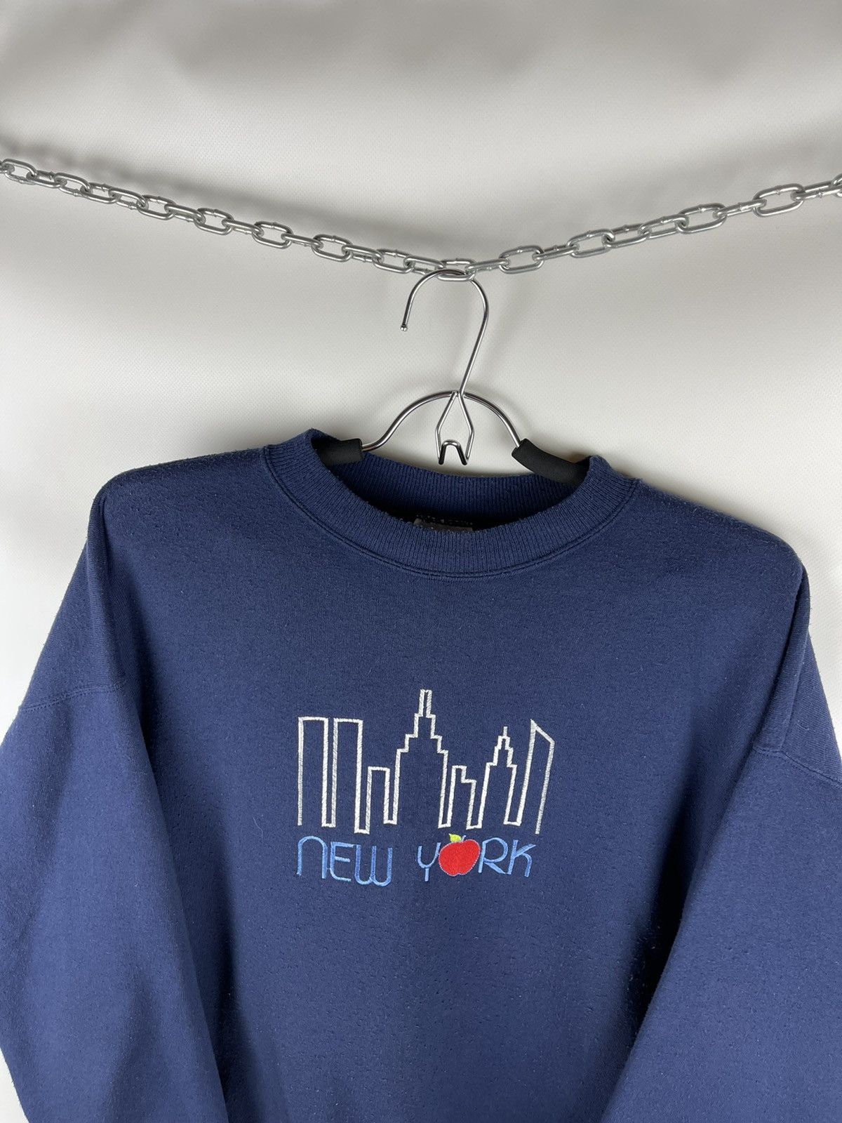 Hanes × Vintage Hanes vintage 80s 90s New York logo made in USA sweatshirt Size US L / EU 52-54 / 3 - 6 Thumbnail