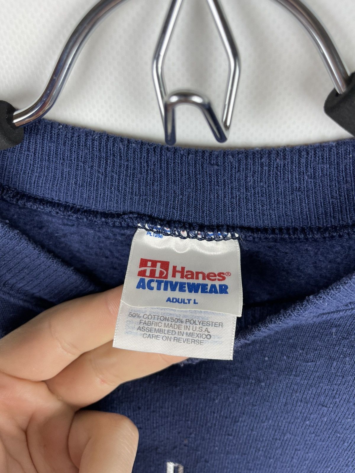 Hanes × Vintage Hanes vintage 80s 90s New York logo made in USA sweatshirt Size US L / EU 52-54 / 3 - 7 Thumbnail