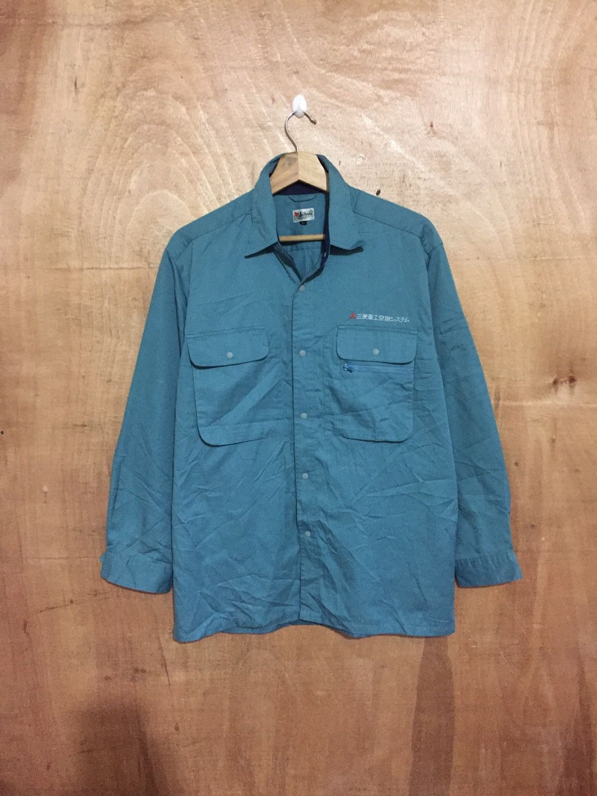 Japanese Brand × Vintage T-shirt Mitsubishi Long Sleeve Size L Size US L / EU 52-54 / 3 - 1 Thumbnail