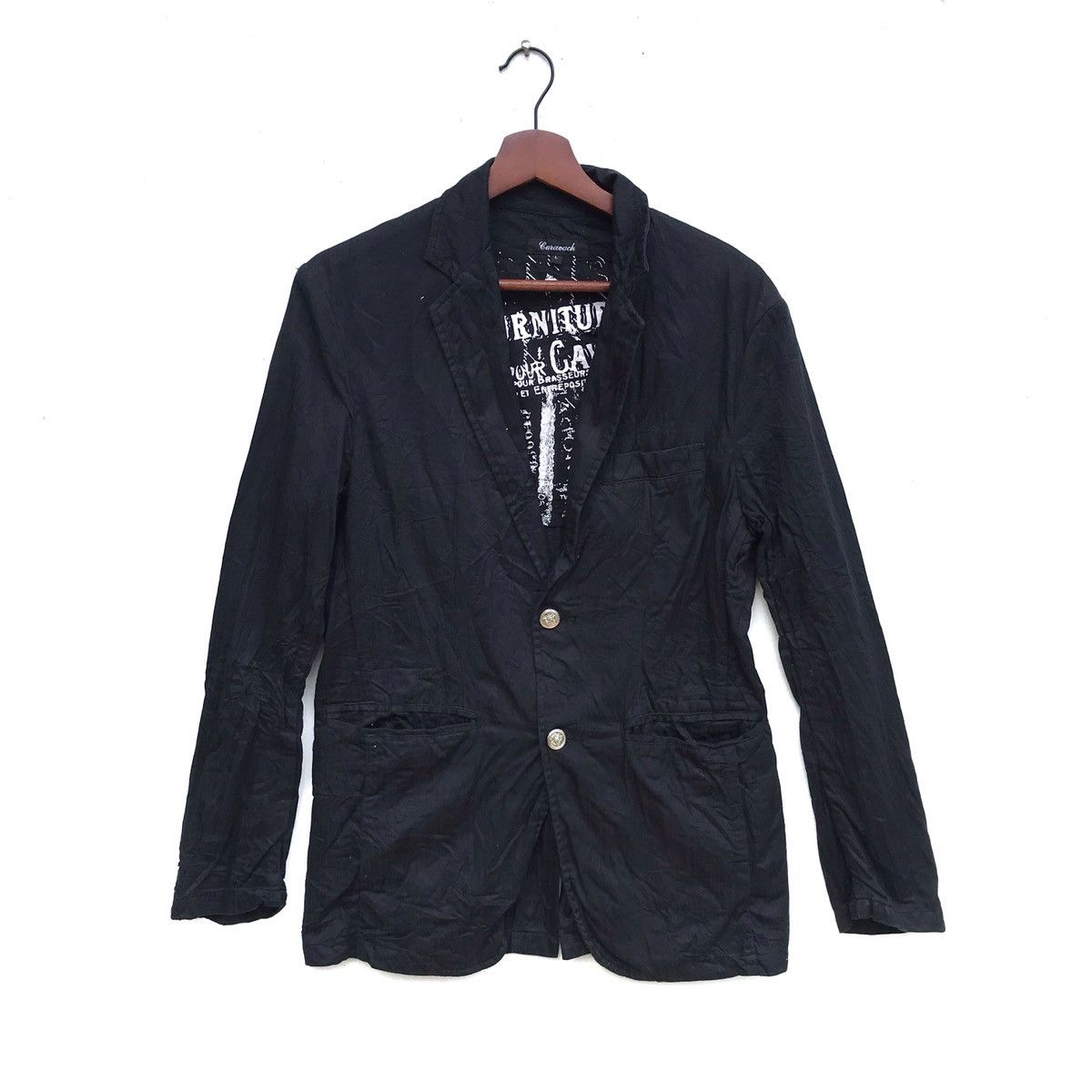 Japanese Brand Vintage Fournitures Pour Caves Blazer Coat Size US L / EU 52-54 / 3 - 2 Thumbnail