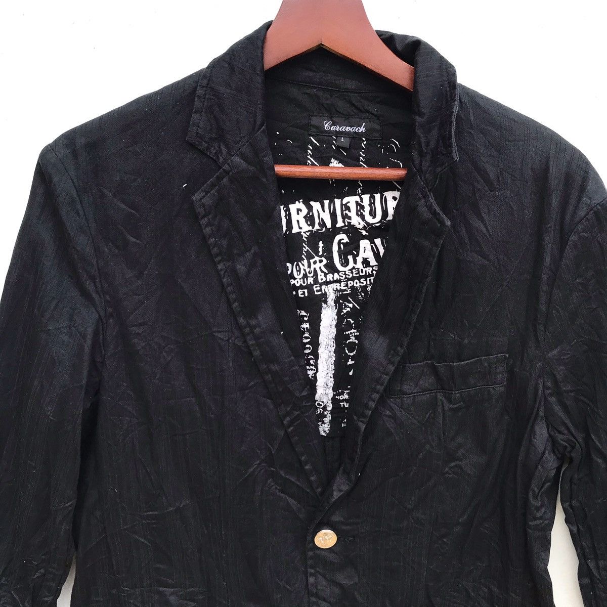 Japanese Brand Vintage Fournitures Pour Caves Blazer Coat Size US L / EU 52-54 / 3 - 5 Thumbnail