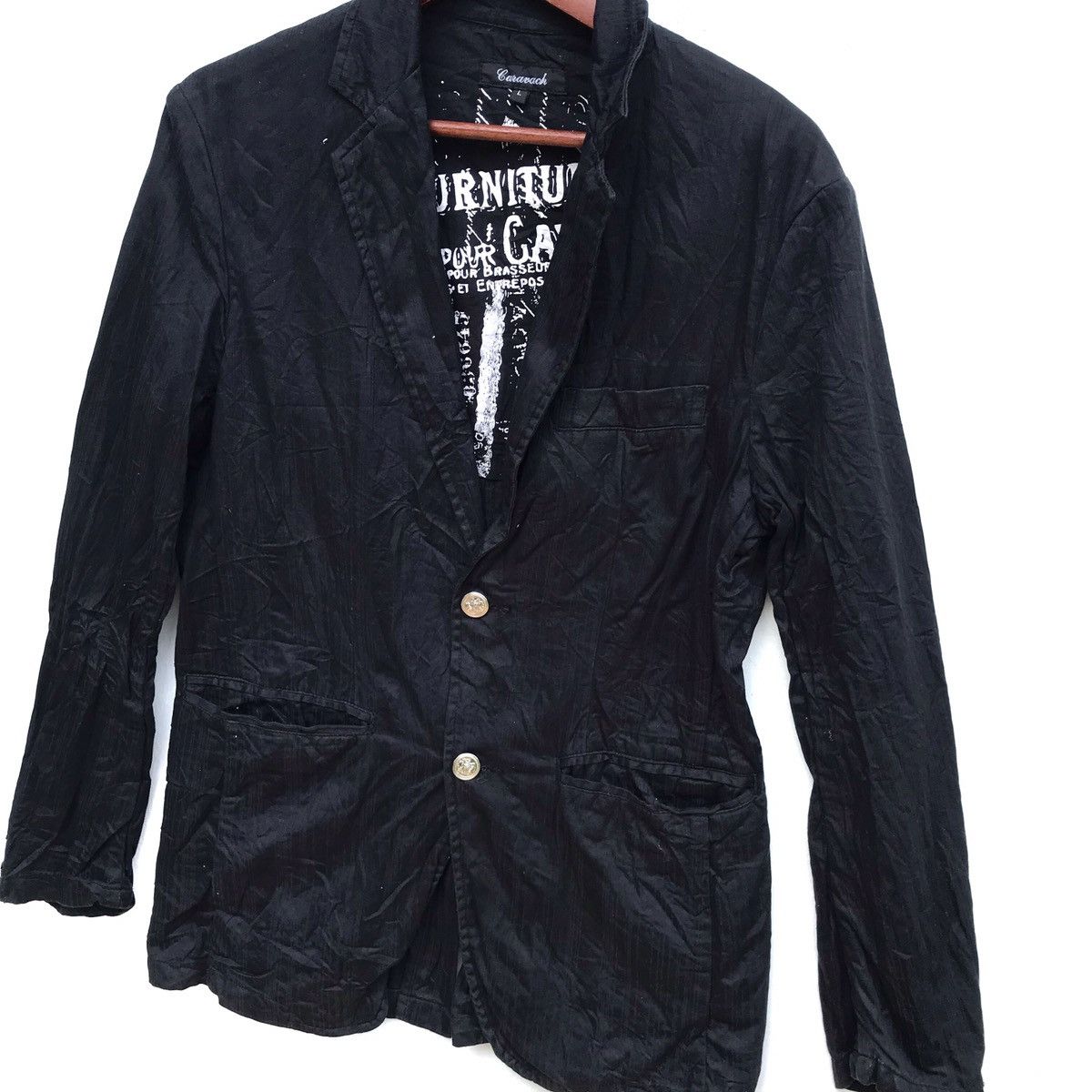 Japanese Brand Vintage Fournitures Pour Caves Blazer Coat Size US L / EU 52-54 / 3 - 4 Thumbnail