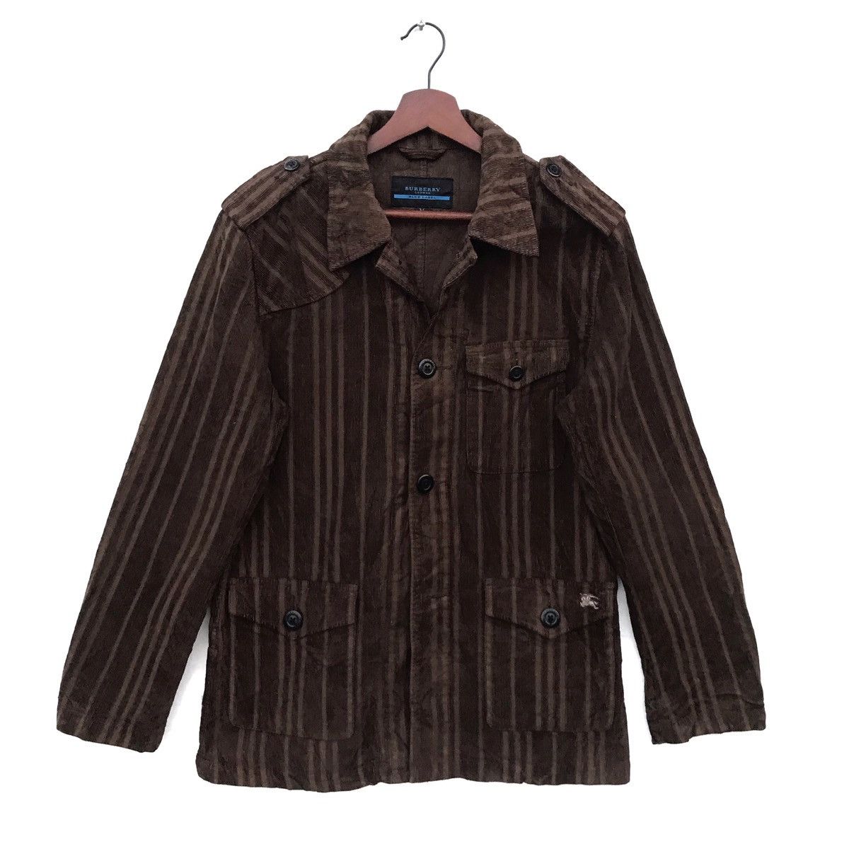 Burberry Vintage Burberry Corduroy Jacket Size US M / EU 48-50 / 2 - 1 Thumbnail