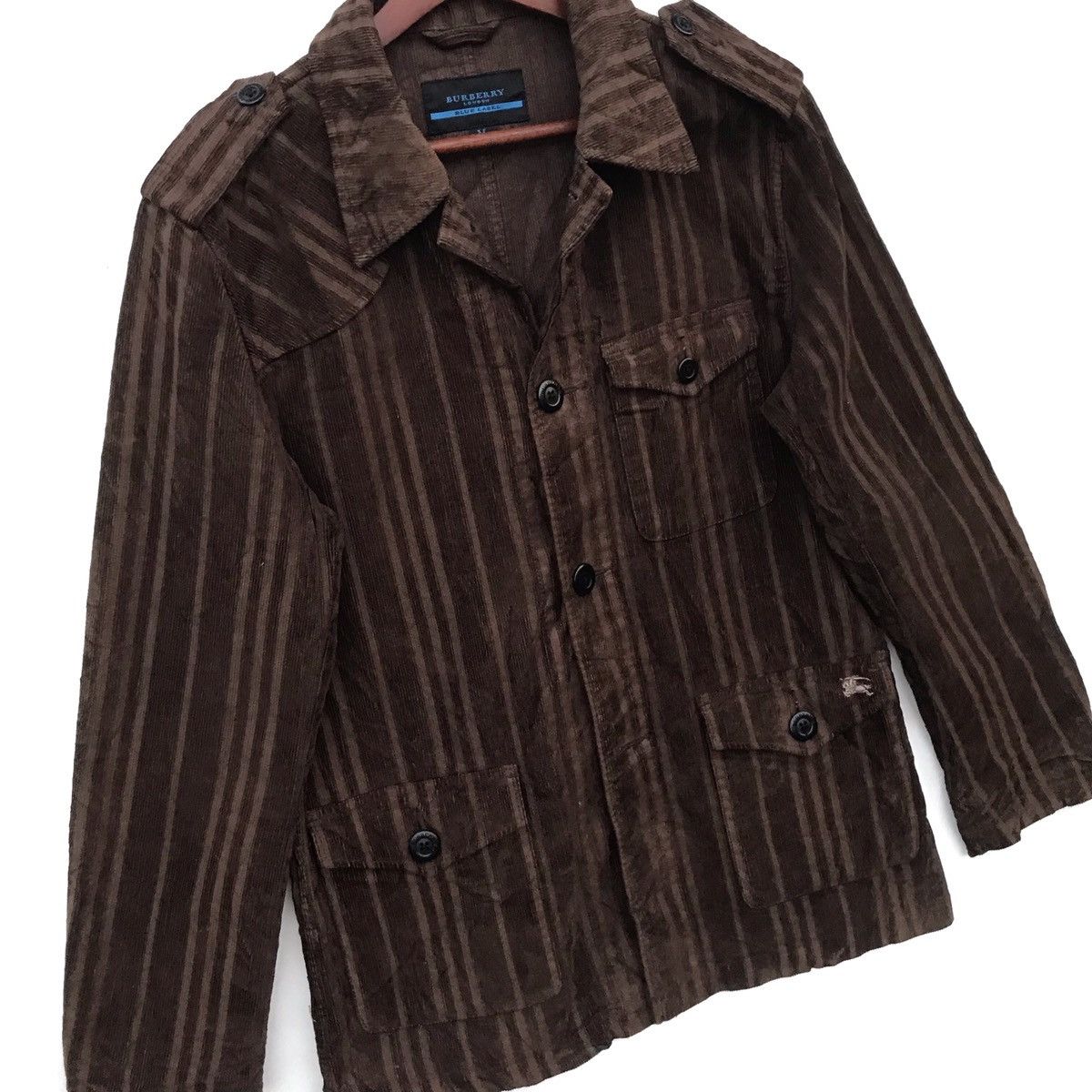 Burberry Vintage Burberry Corduroy Jacket Size US M / EU 48-50 / 2 - 2 Thumbnail