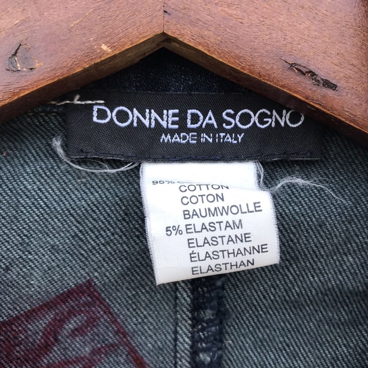 Japanese Brand Vintage Donna Da Sogno Italy Blazer Coat Size S / US 4 / IT 40 - 7 Thumbnail
